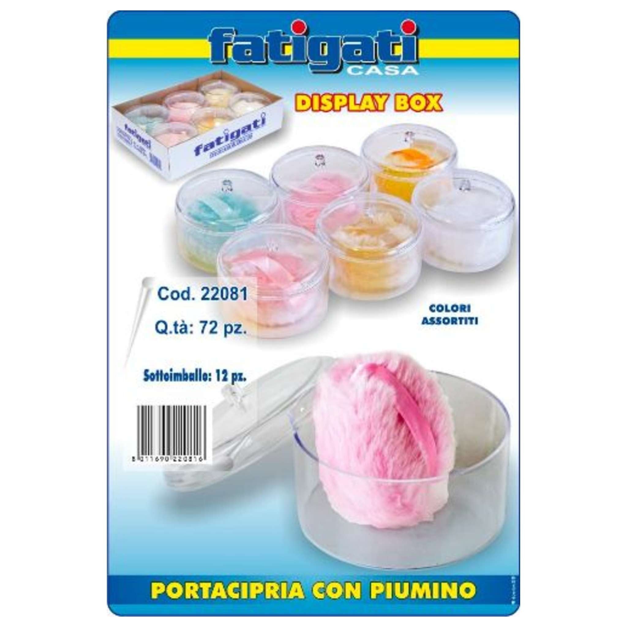 Porta Cipria Con Piumino 22081 Fatigati