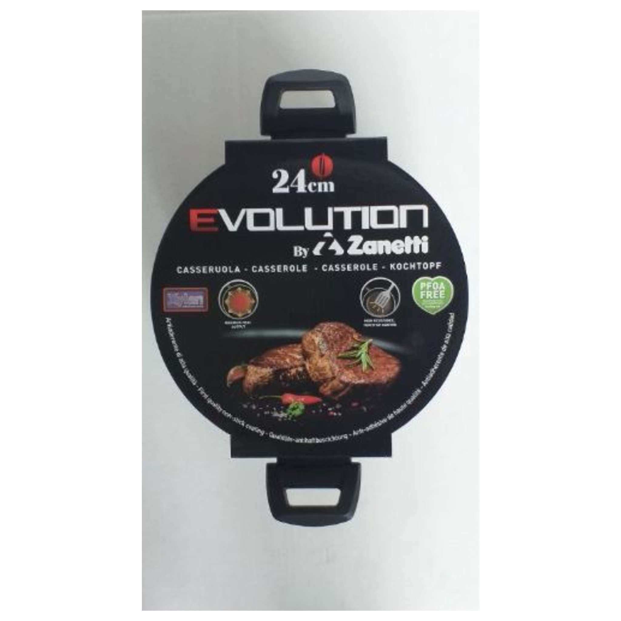 Casseruola con Coperchio 24cm Evolution