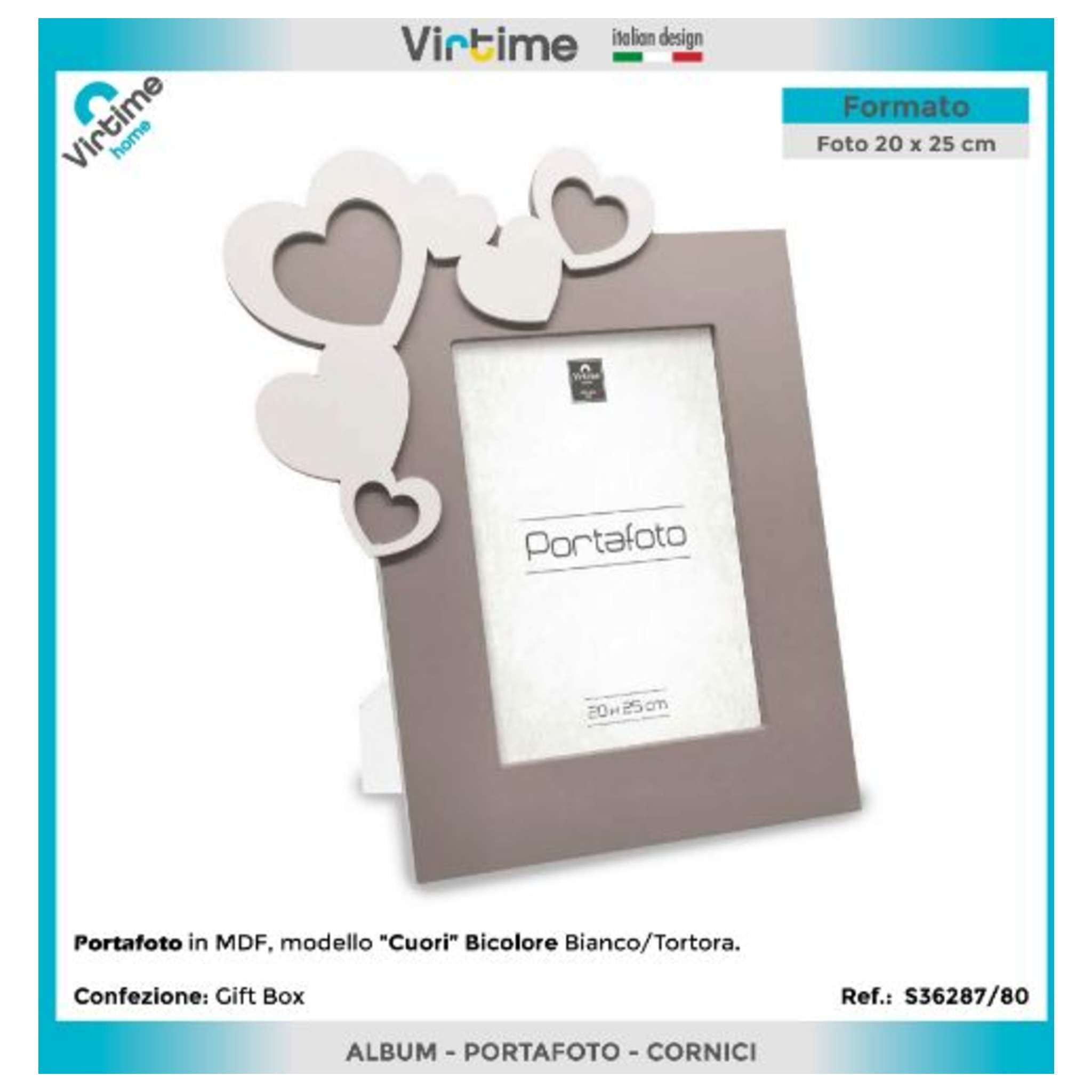 Portafoto Mdf Cuori 20X25 S36287/80 Vir.