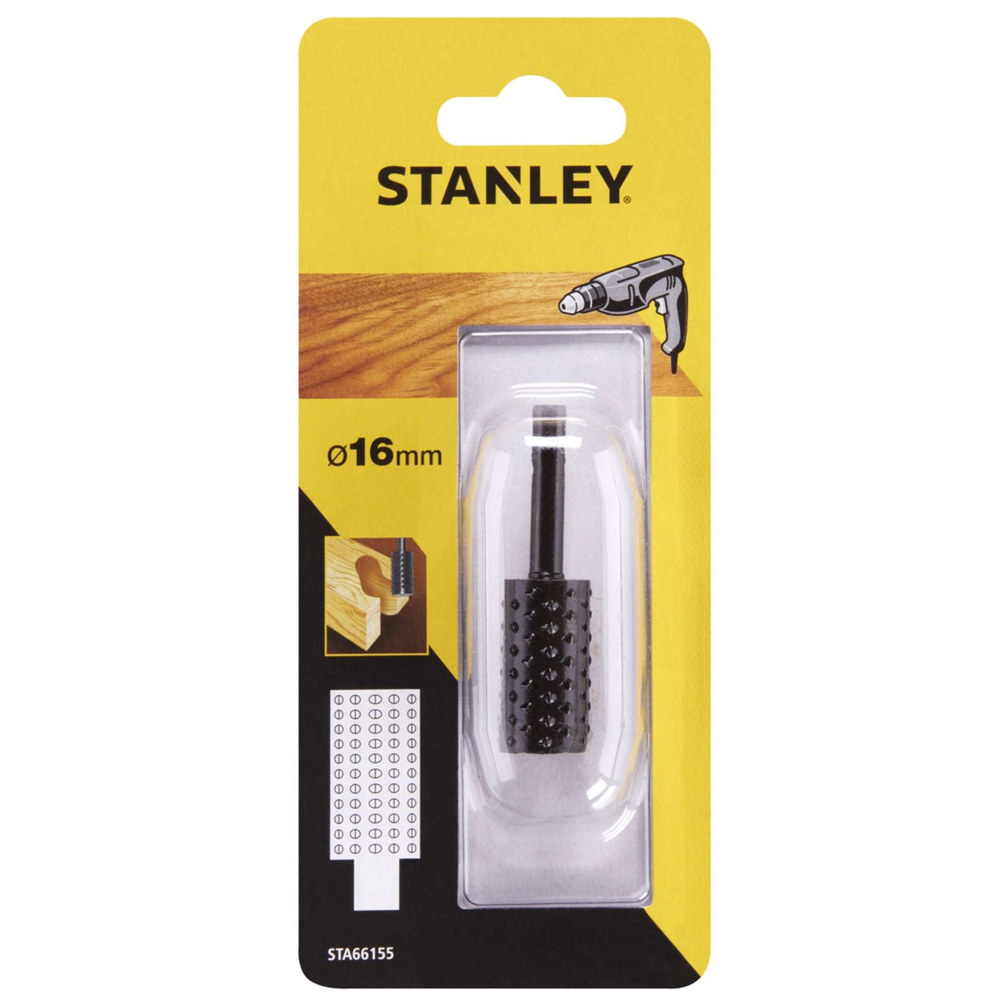 Piranha Stanley Sta66155 (X66155) Raspa Cilindrica Mm.16