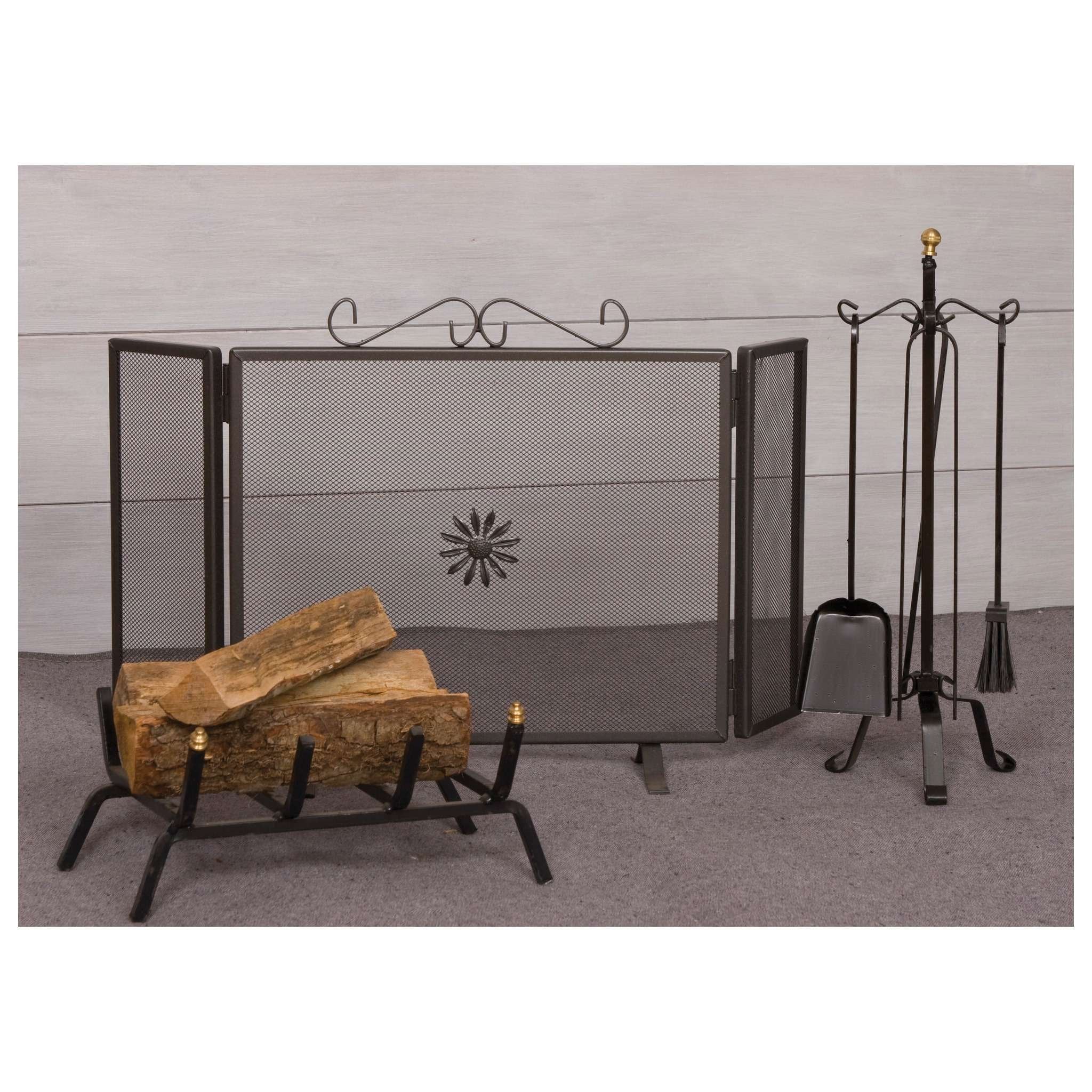 Set Camino Roccaraso Ferro Battuto 7 Pz