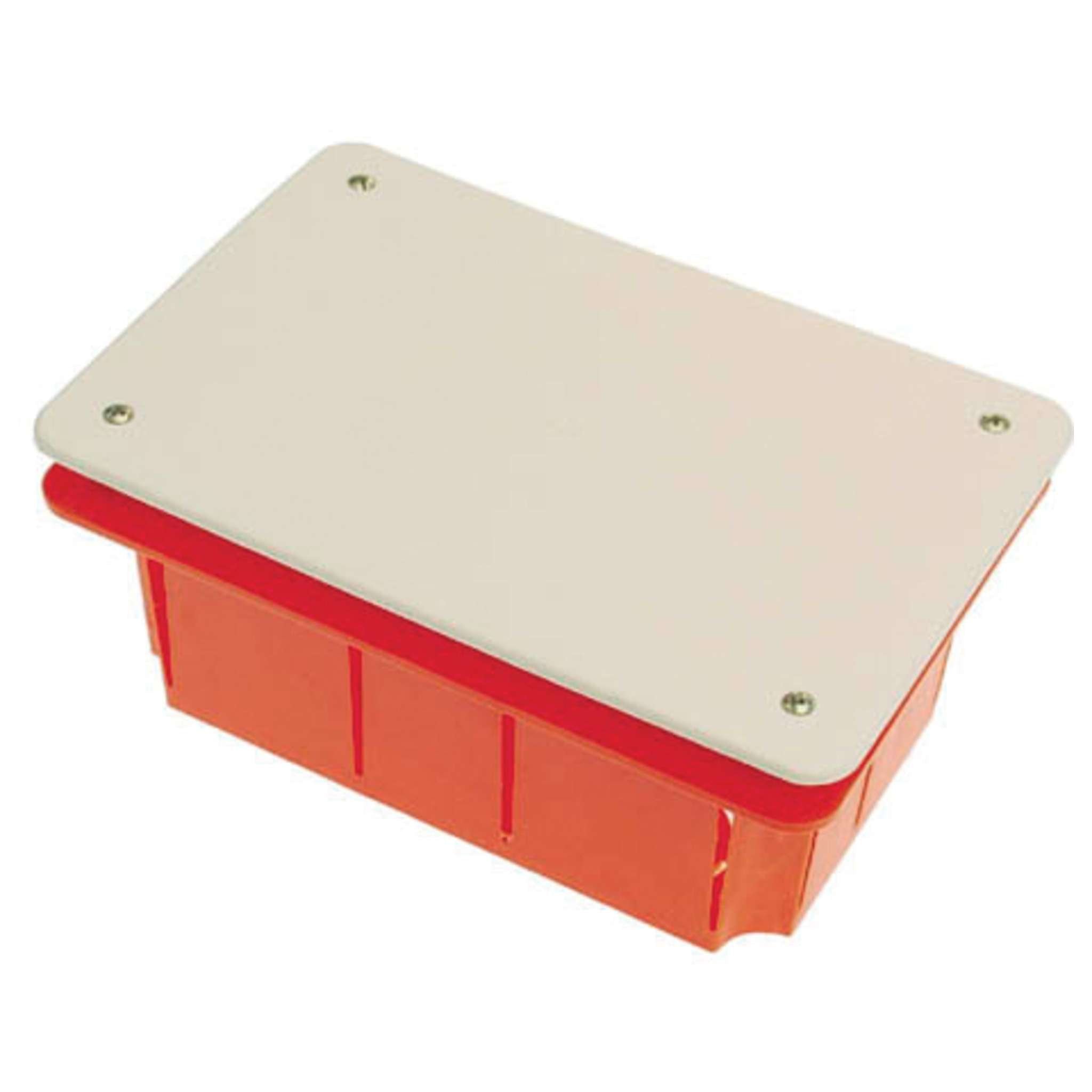 Cassetta Derivazione Ad Incasso Con Coperchio Ip40 Mm.152X100X70