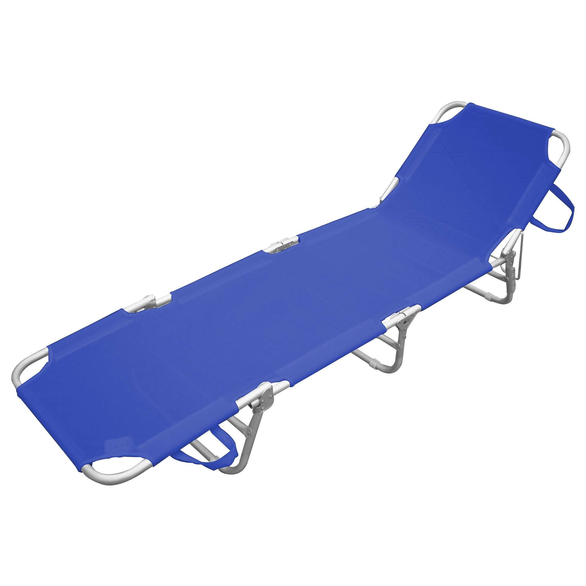 Playa Lettino In Alluminio Blu - 2 Pz