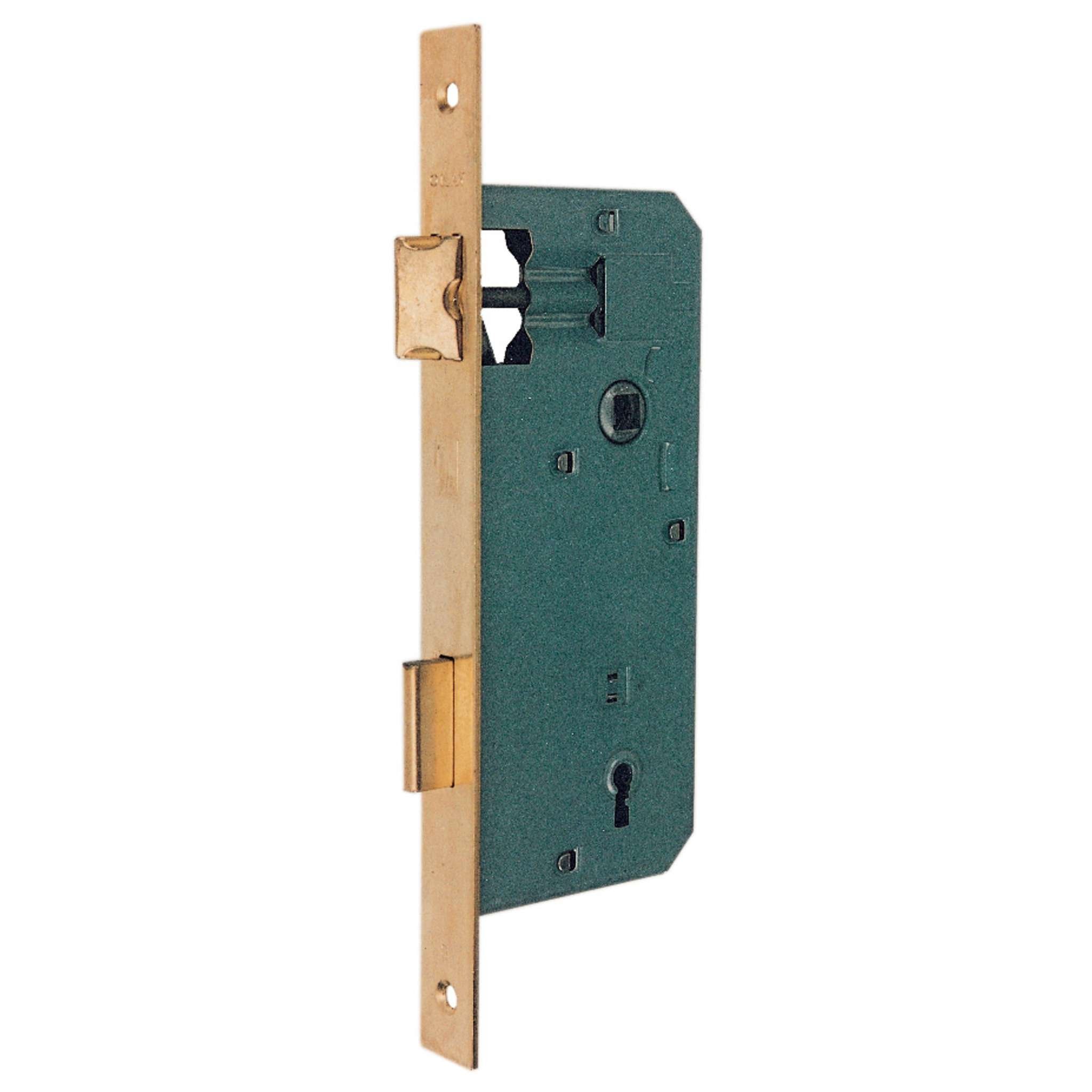 Patent Serratura Q.8/90 Ottonata Da 50 Senza Gaccia - 5 Pz