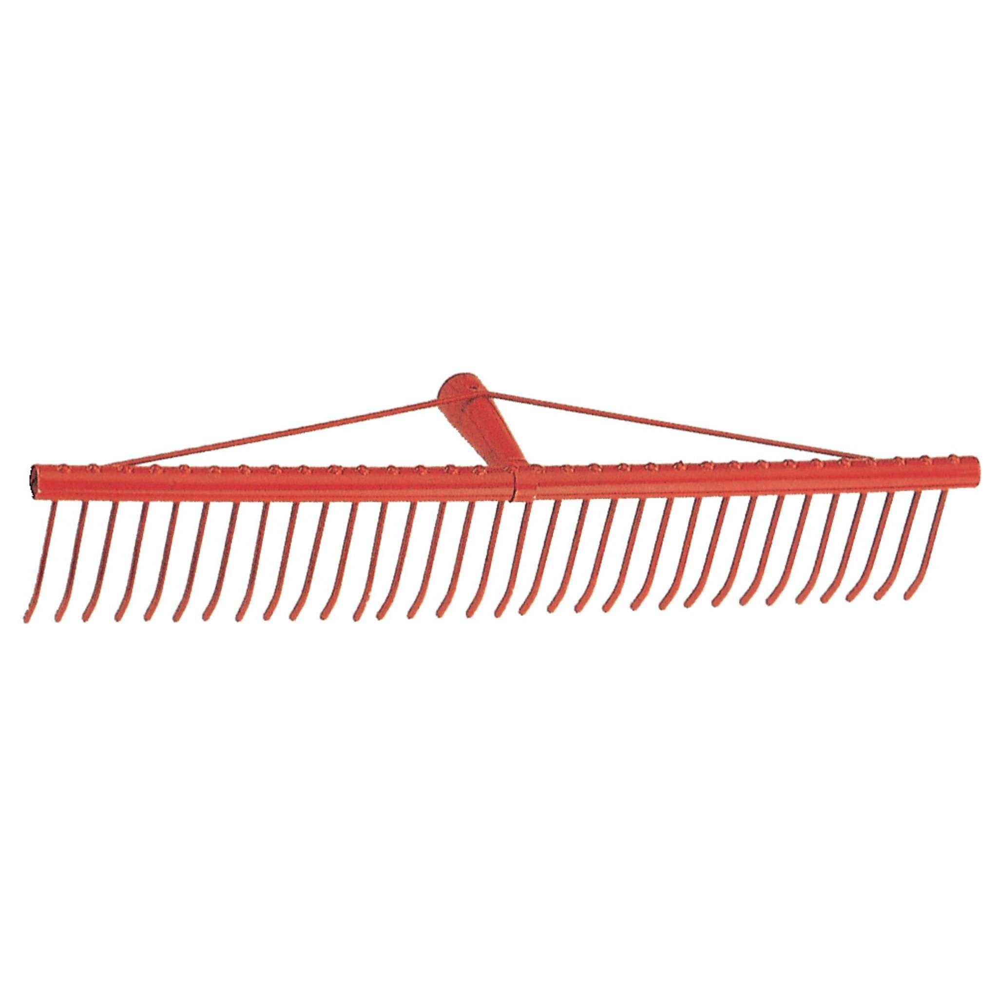 Rastrello A 34 Denti Piatti In Ferro Per Erba 60 Cm