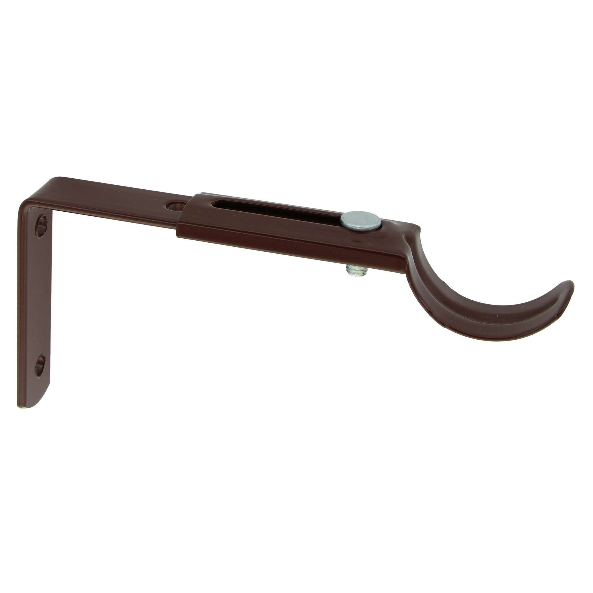 Supporto Metallo Bastone Centrale Noce 22/26 Cm - 10 Pz