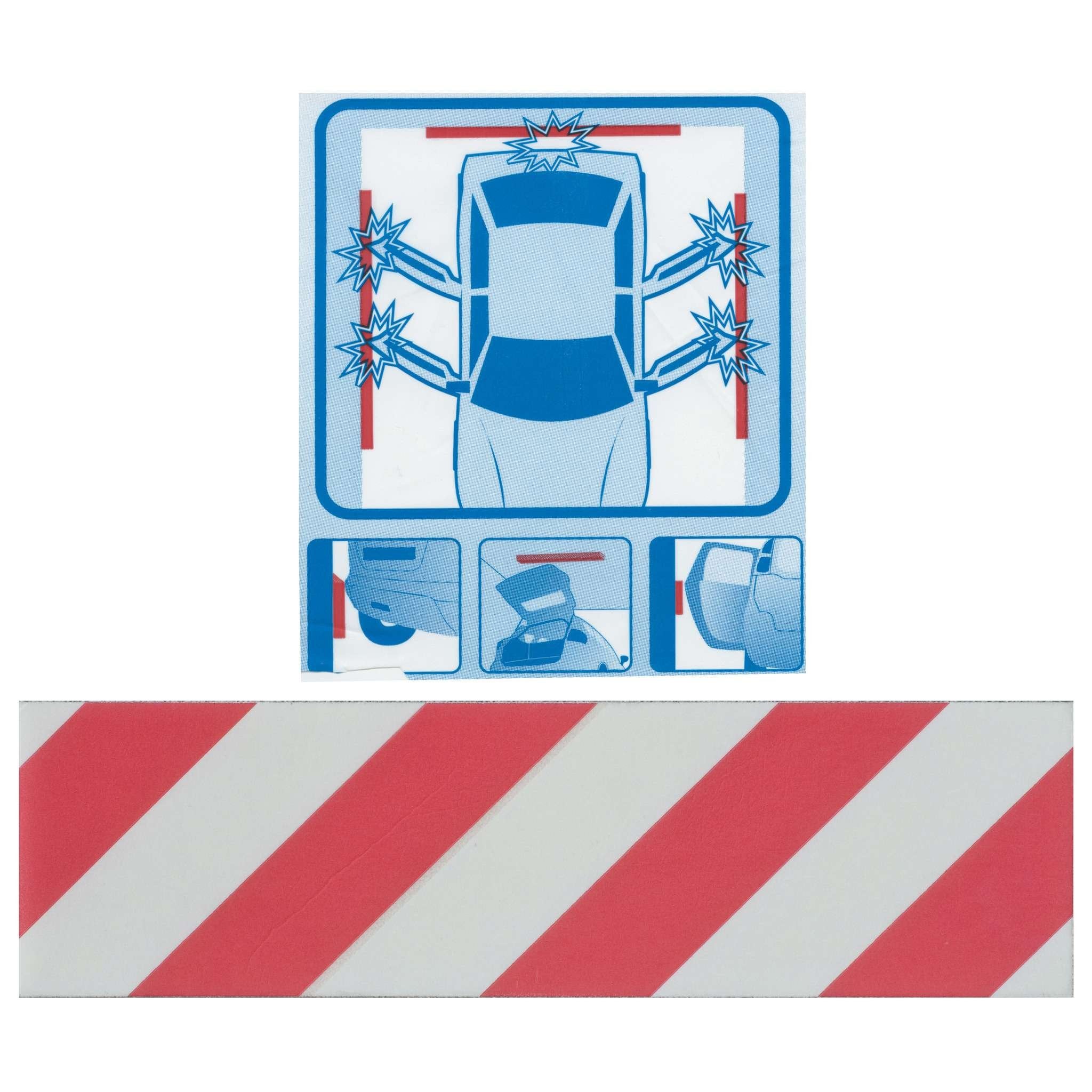 Pannello Adesivo Antiurto 140X500Mm Geko Box 2 Pz - 15 Cf