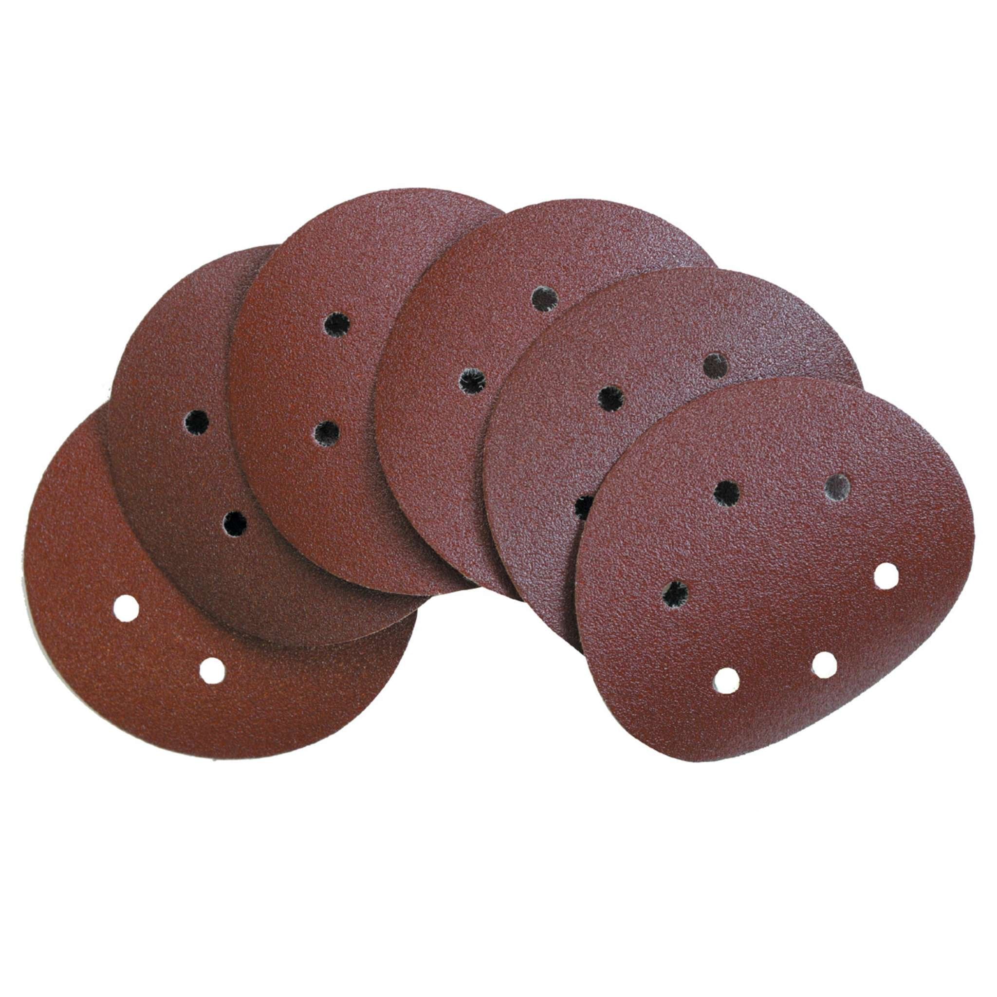 Disco Abrasivo Velcro 6 Fori D 150 Mm Grana 150 - 100 Pz