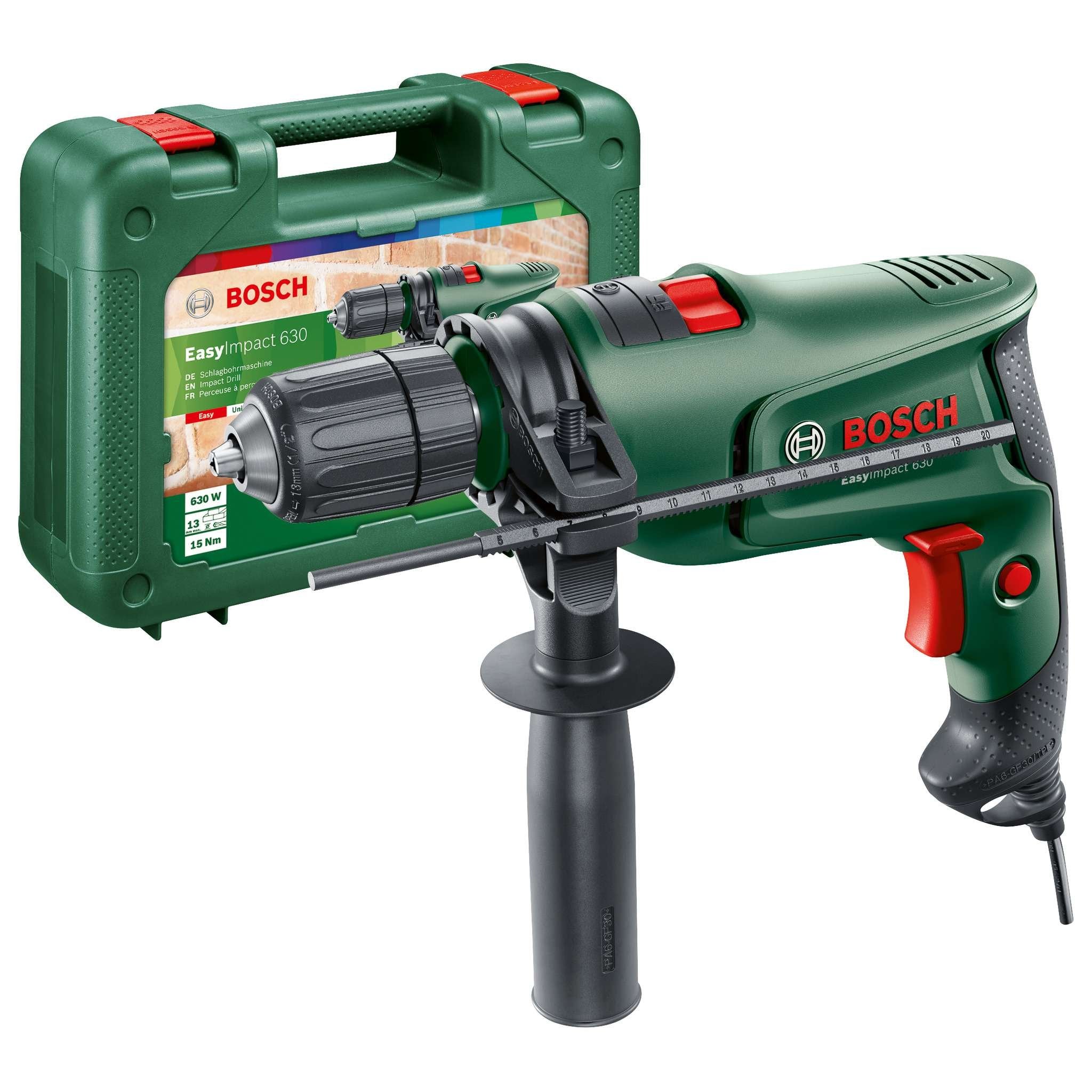 Bosch-V Trapano 630W Mm.13 Easy Impact 630 Kit