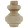 Piede In Legno Ontano Art.53012 Mm.52X75 - 8 Pz