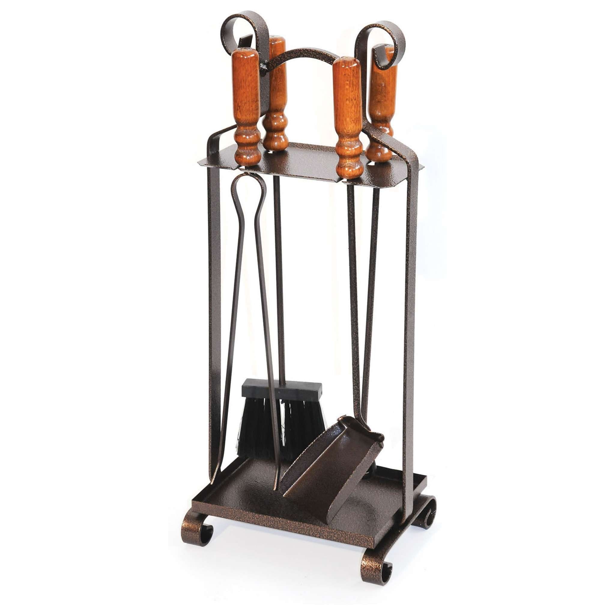 Set Camino Acciaio Verniciato Cortina - 2 Pz