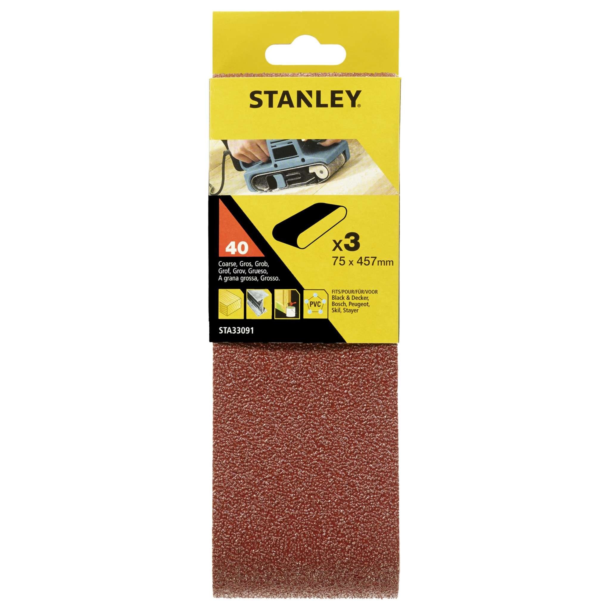 Piranha Stanley Sta33091 (X33091) 3 Nastri 75X457 Gr.40