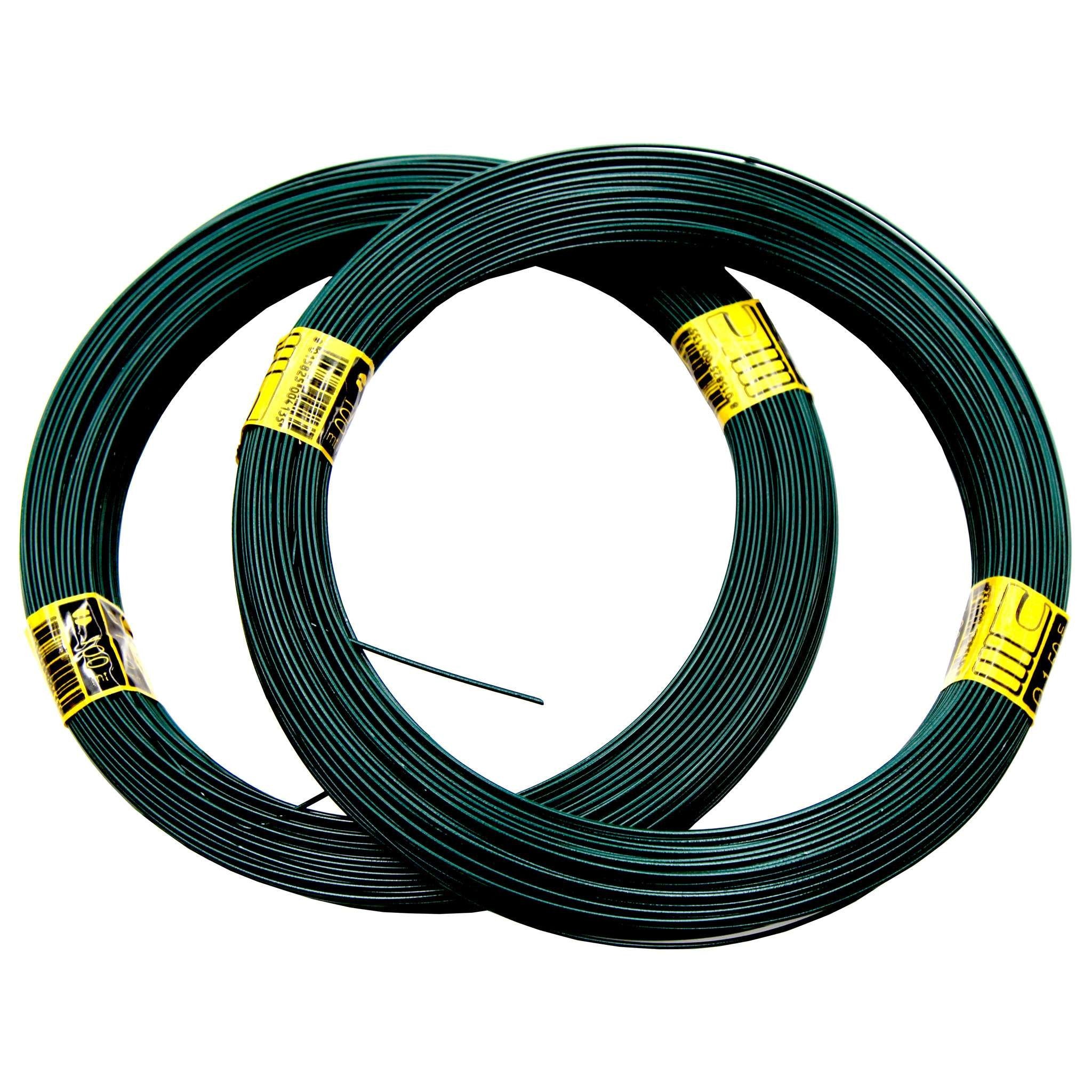 Filo Legature Plasticato D 1,0-1,5Mm 100 M Verde - 25 Rt