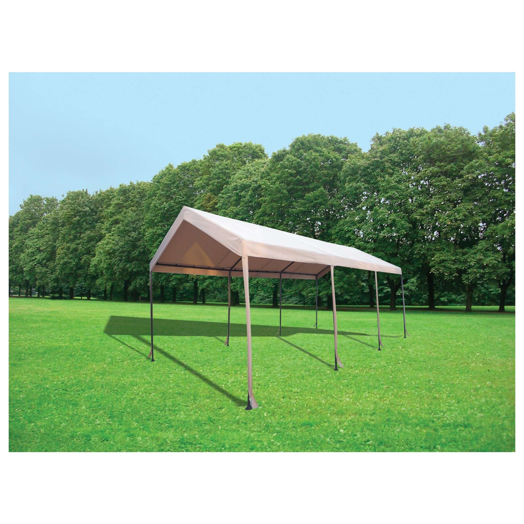 Gazebo In Acciaio Carport Magnum 300X600 Cm Yf-5001