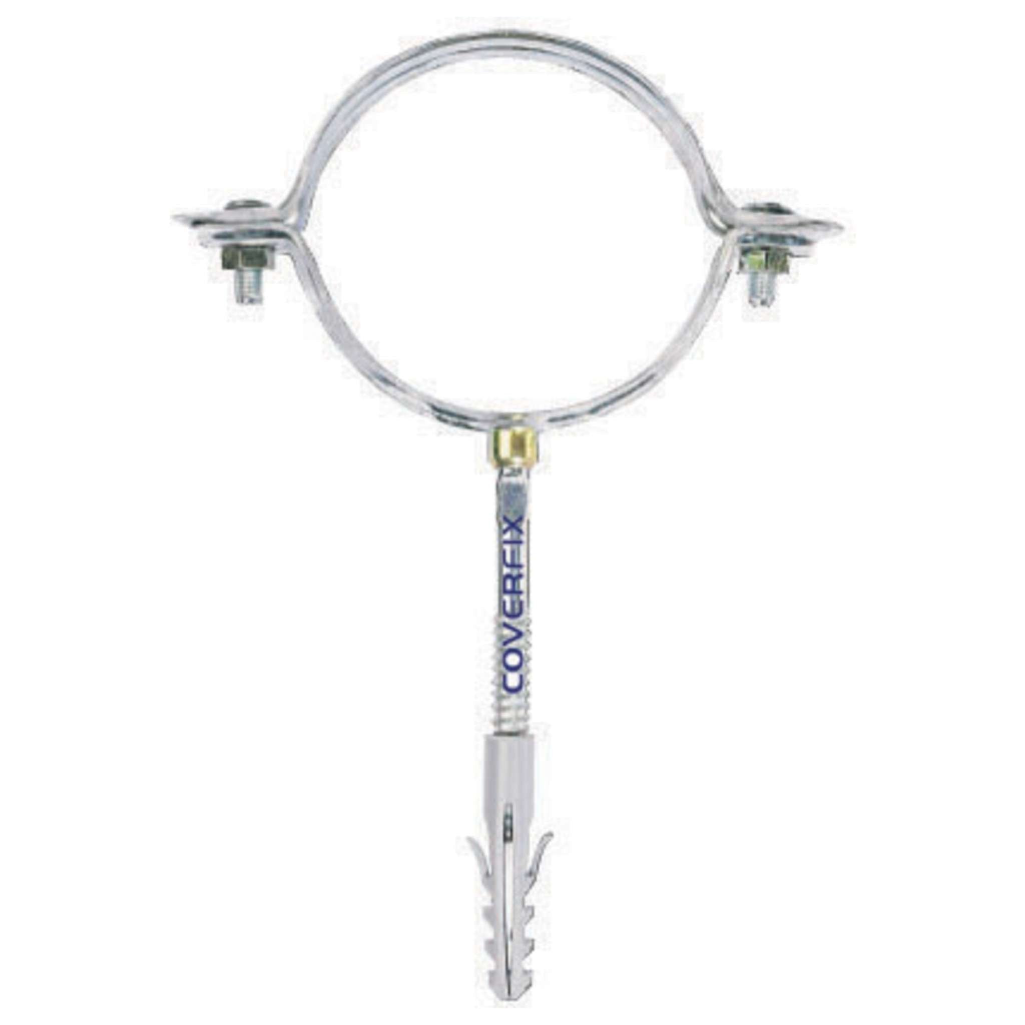 Collare Per Discese Pluviali Zincato D 80 Mm - 50 Pz