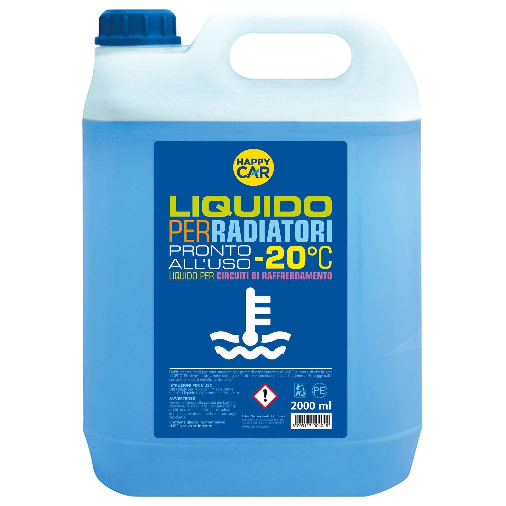 Liquido Radiatore Happy Car(-20) Lt.5 - 4 Pz