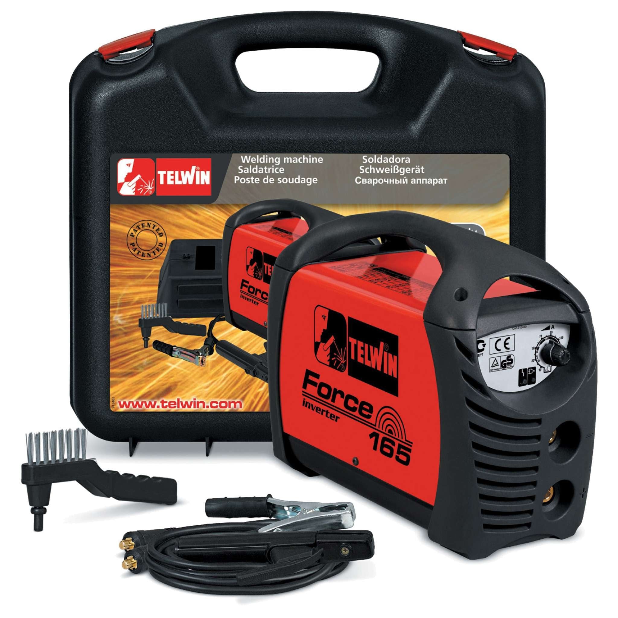 Saldatrice Inverter Force 165+Kit+Val.Plast.