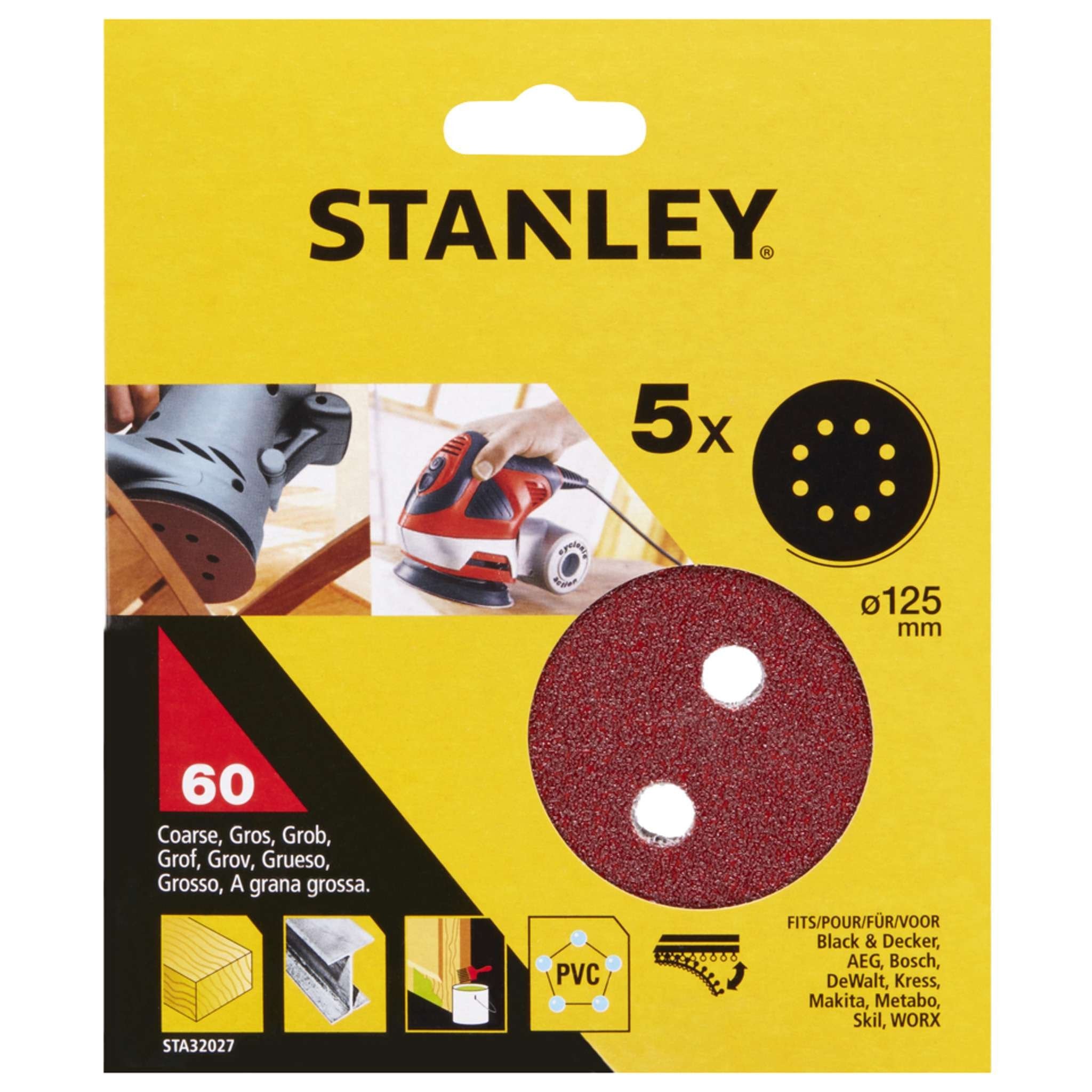 Piranha Stanley Sta32027 (X32027) 5 Dischi Vel. Rot Orb 125 Gr.60
