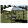 Gazebo In Acciaio Decor 300X300 Cm Ecru Yf-3133B
