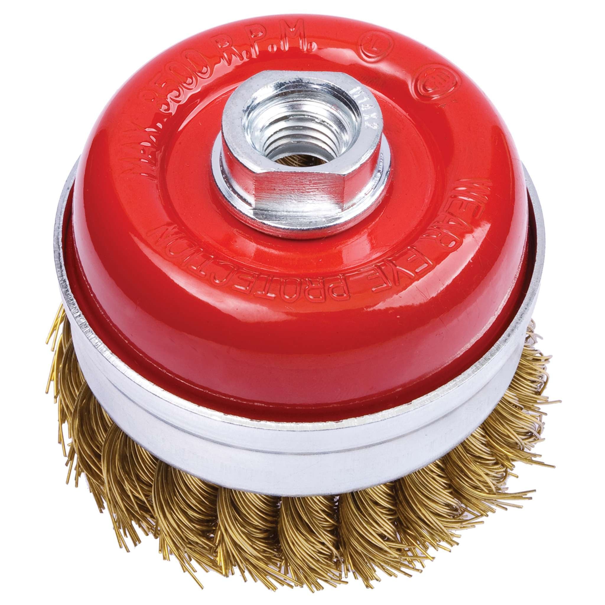 Spazzola A Tazza Mm.100 Mazzetti Ritorti M14