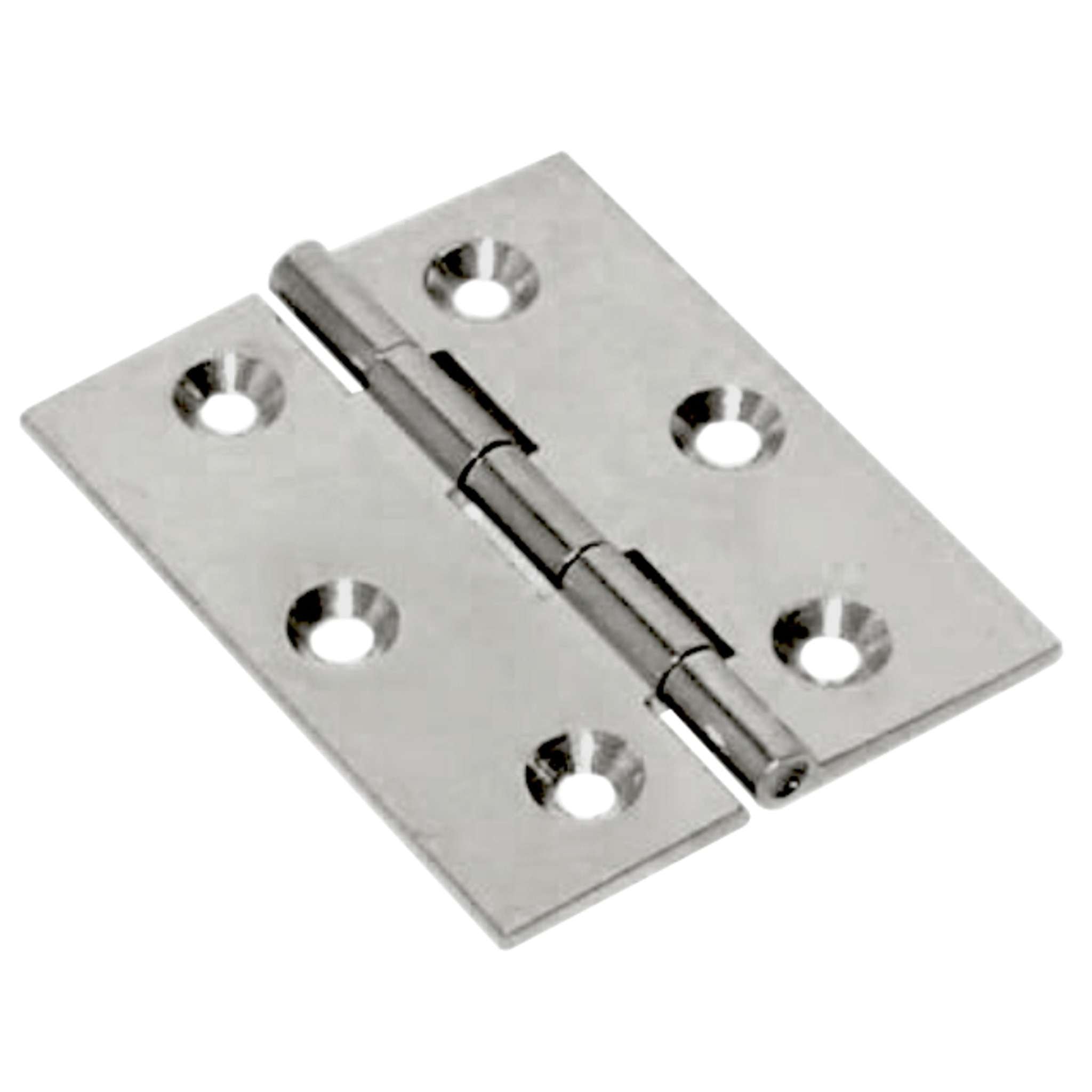 Cerniera Fresata Piana Nichelata Gr.60X50 - 24 Pz