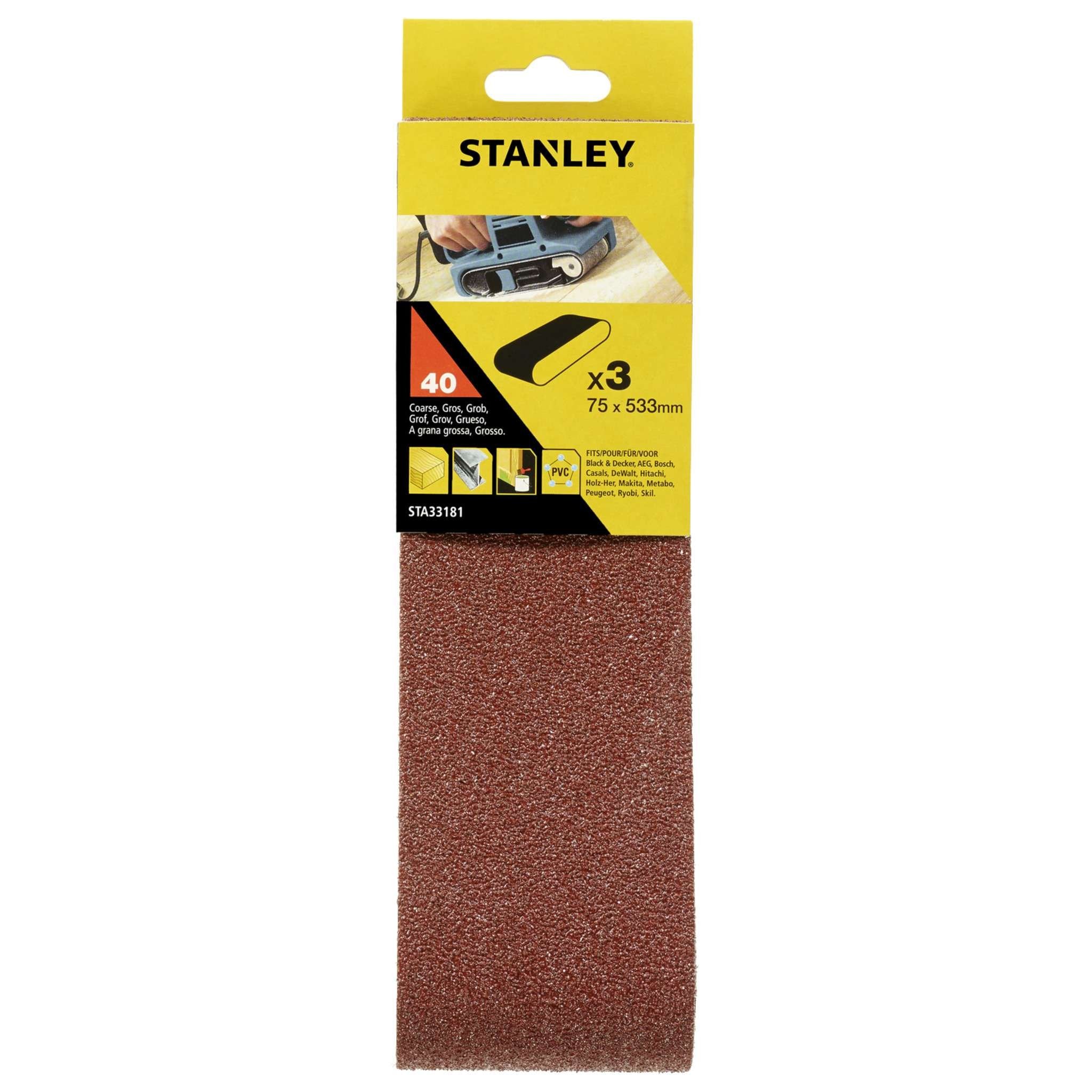 Piranha Stanley Sta33181 (X33181) 3 Nastri 75X533 Gr.40