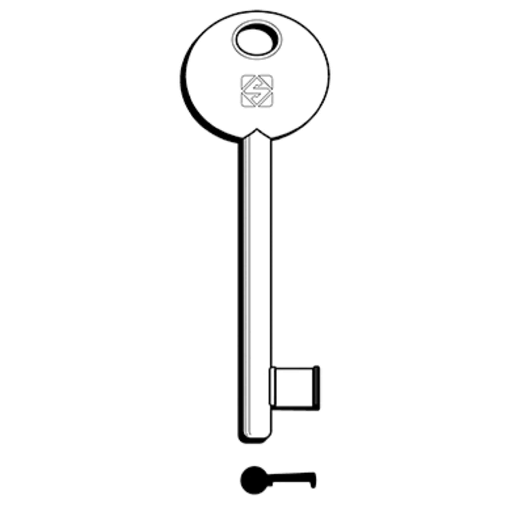 Chiavi Silca Patent Bon-P/Dispari 6P2S Ni Gr.25 - 5 Pz