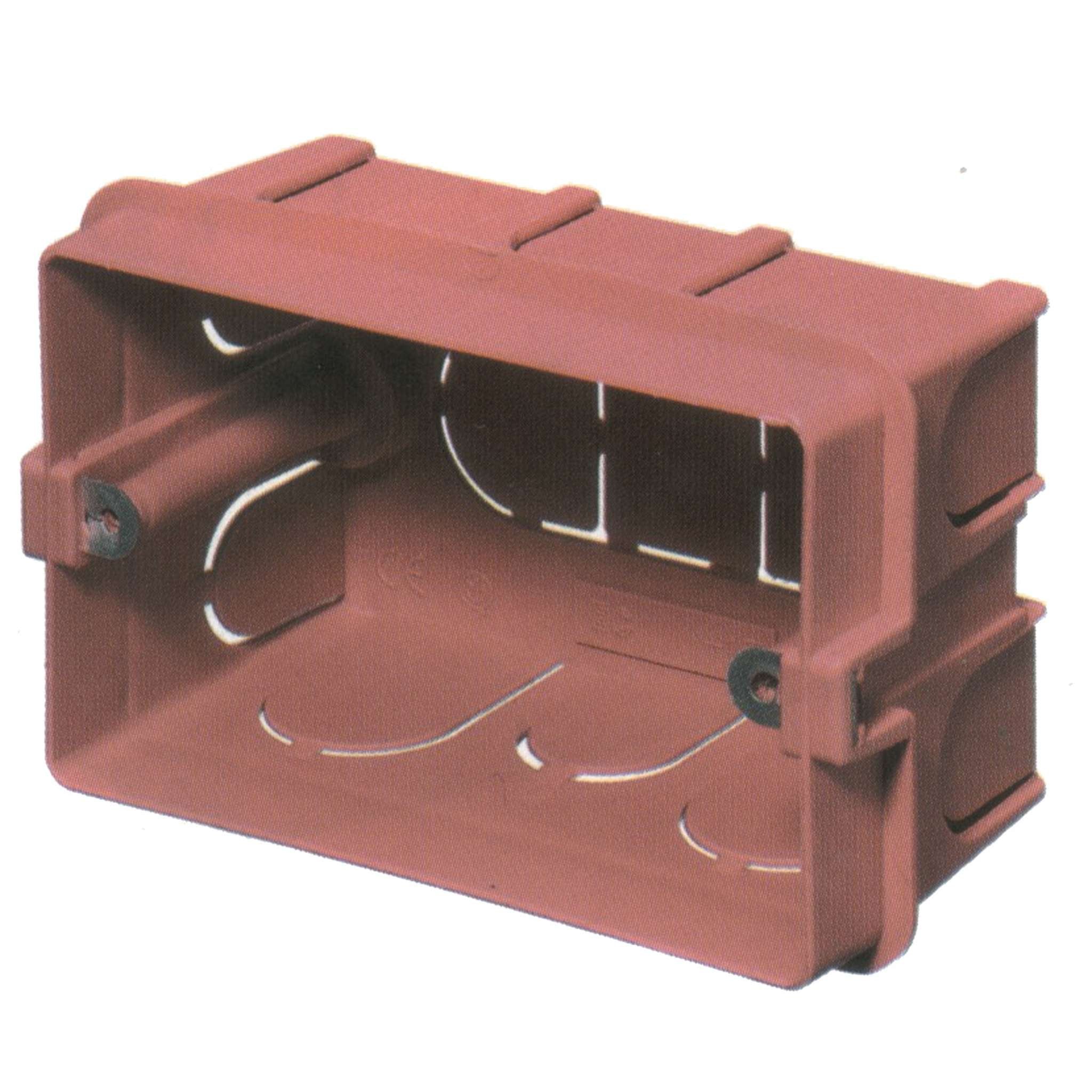 Scatola Rettangolare Incasso Mod. 6/7P - 10 Pz
