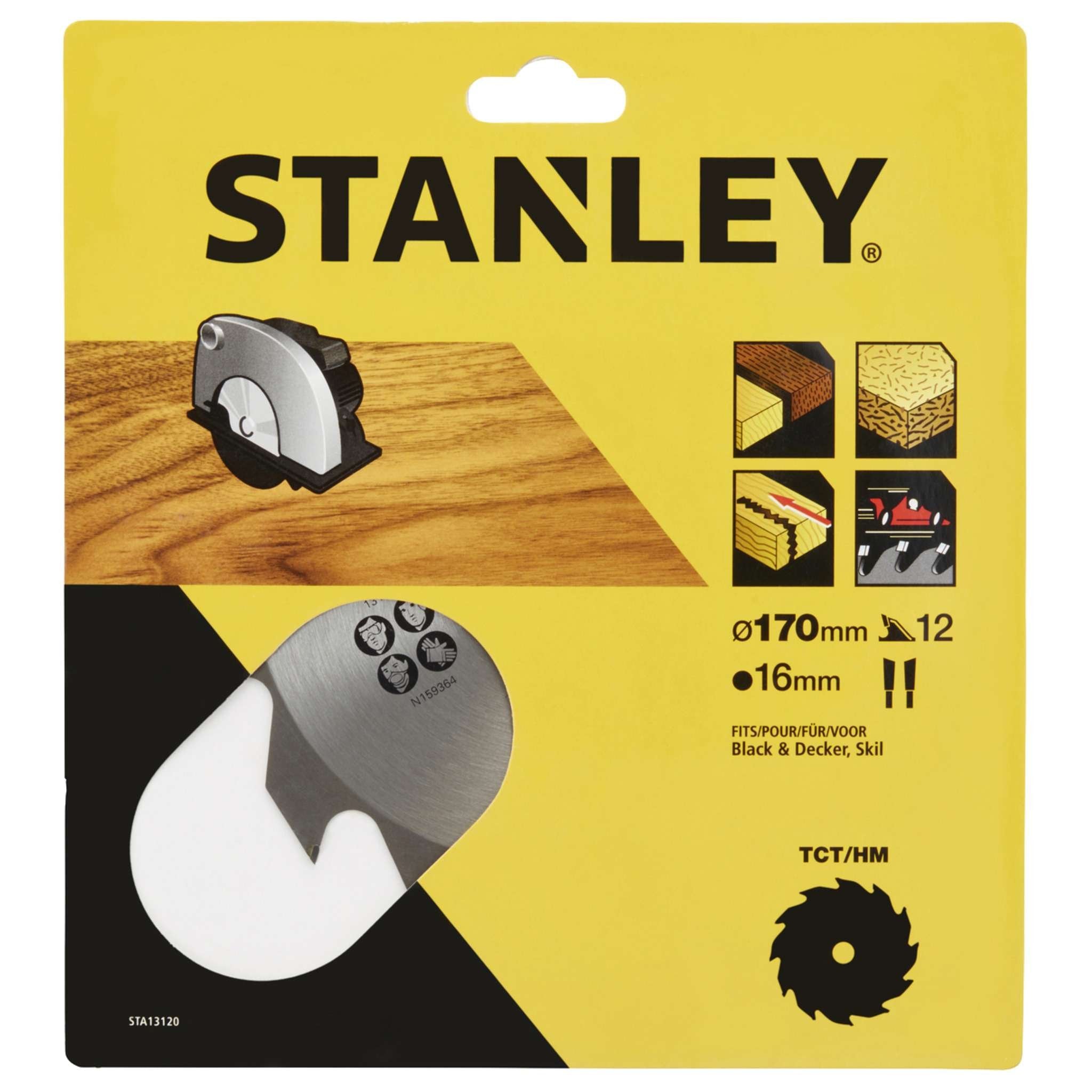 Piranha Stanley Sta13120 (X13120) Lama Circolare Tct Mm.170