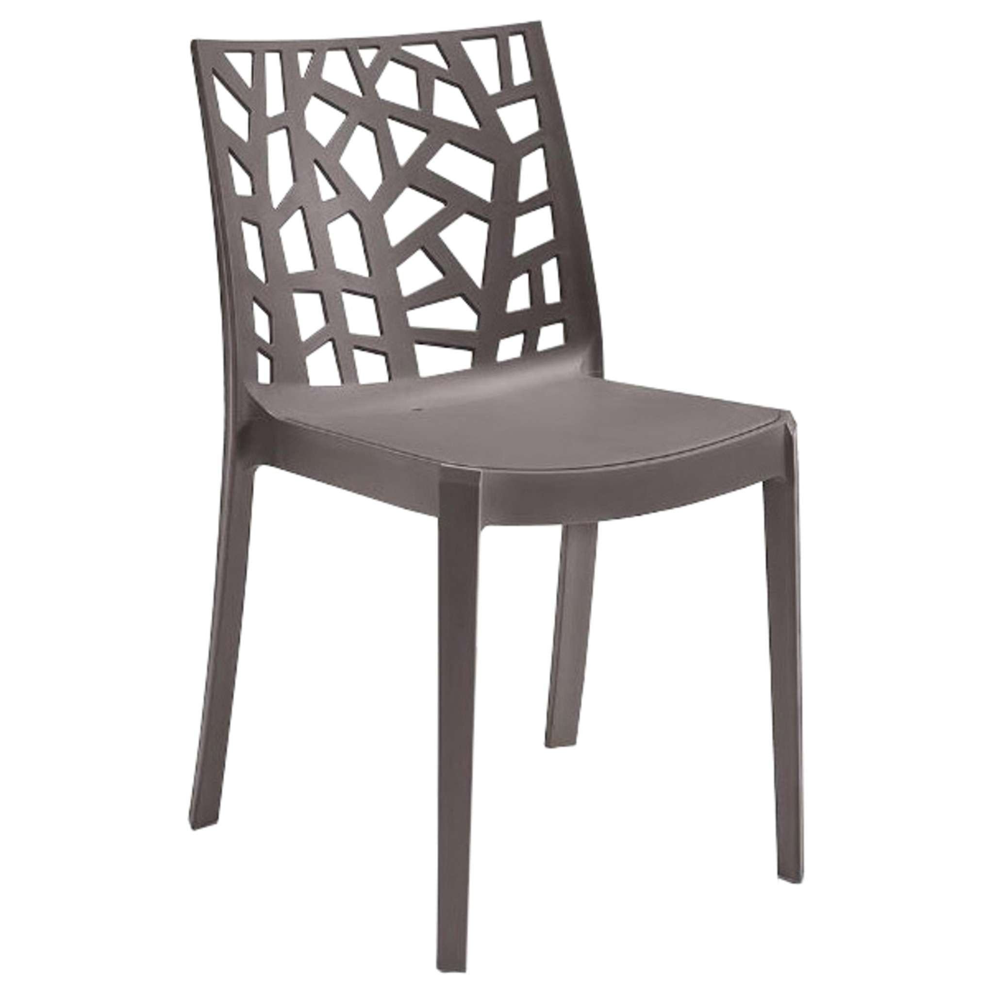 Sedia Resina Matrix Tortora