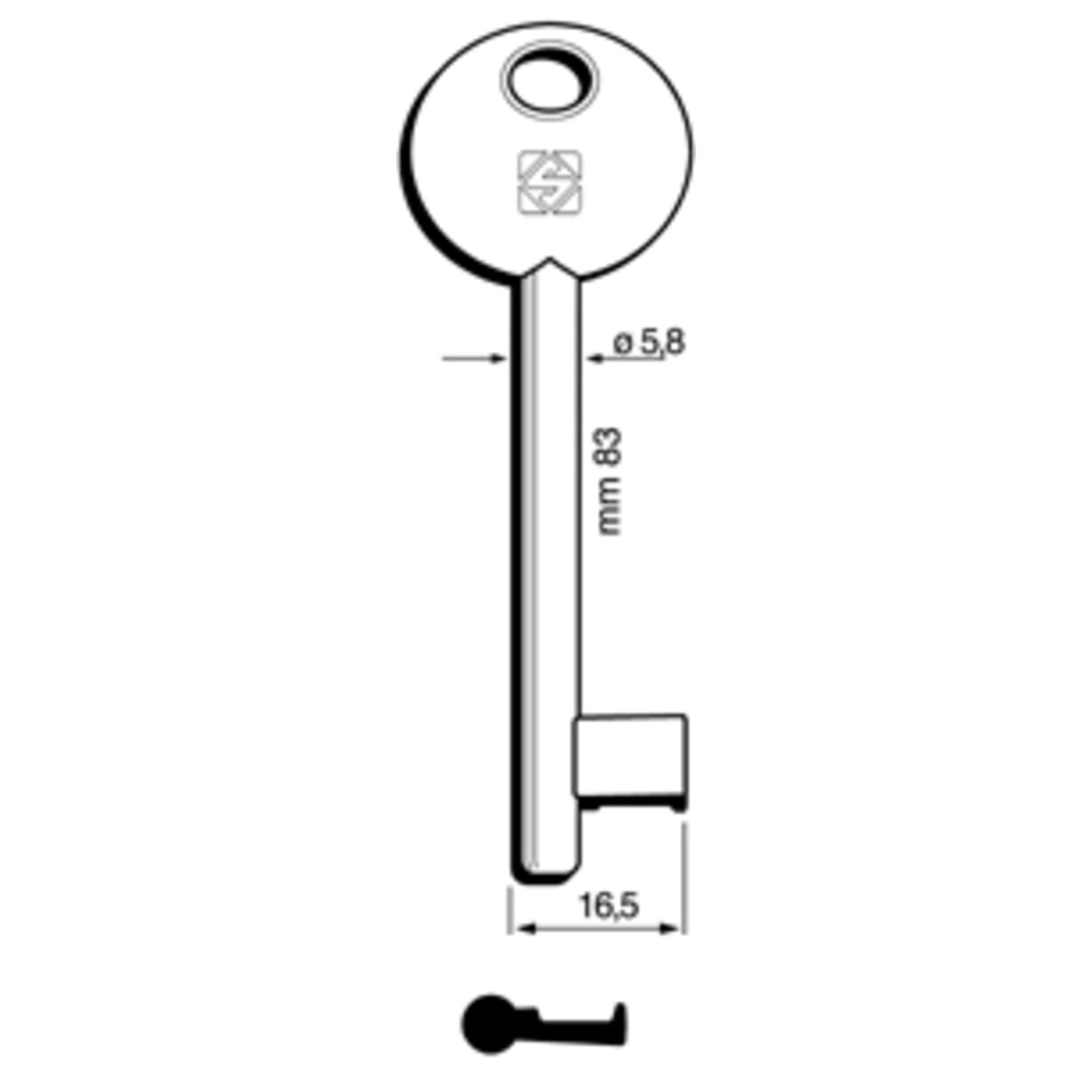 Chiavi Silca Patent Agb-Pari 6P1D Ni - 5 Pz