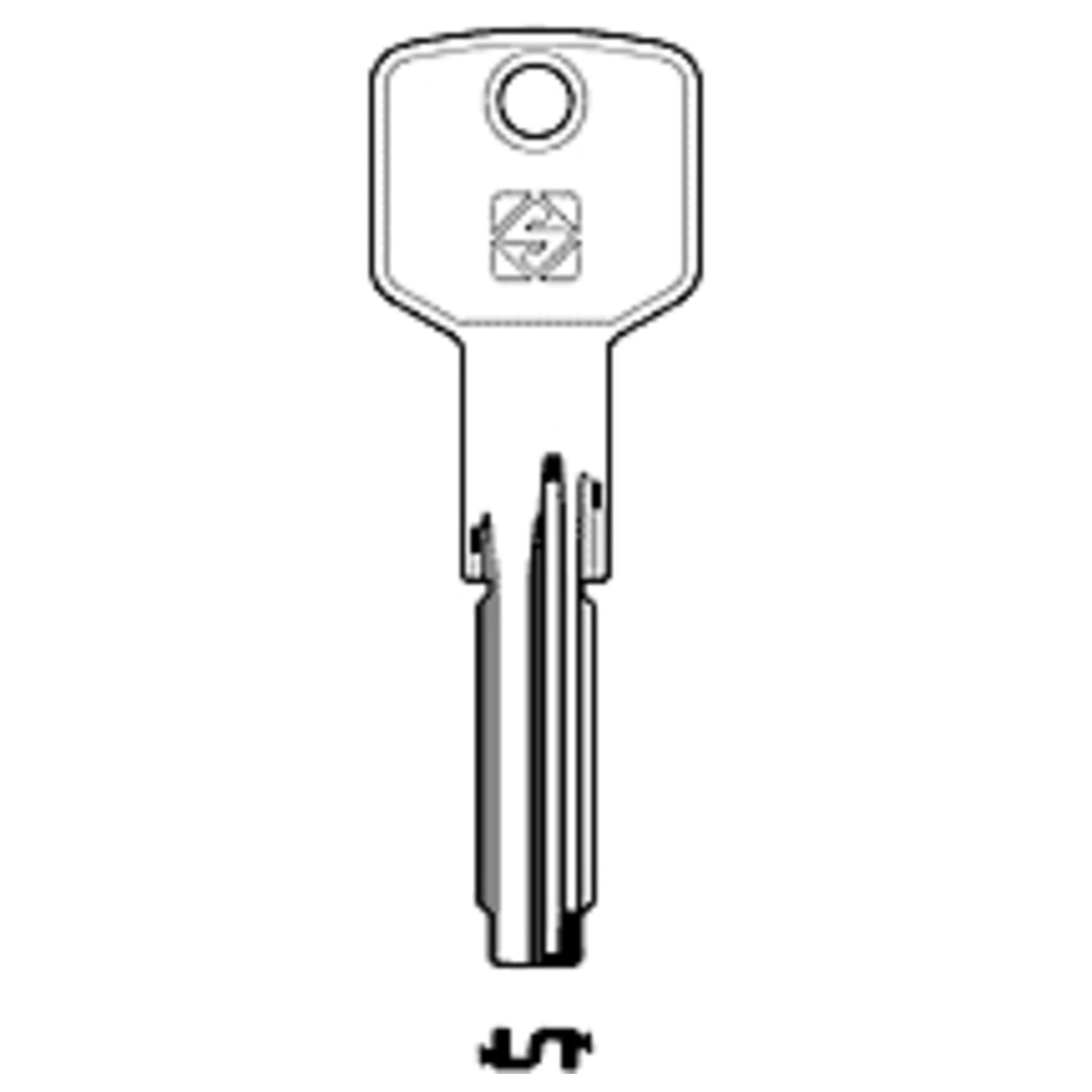 Chiavi Silca Punzonate Cs140 Olc (W72) - 5 Pz