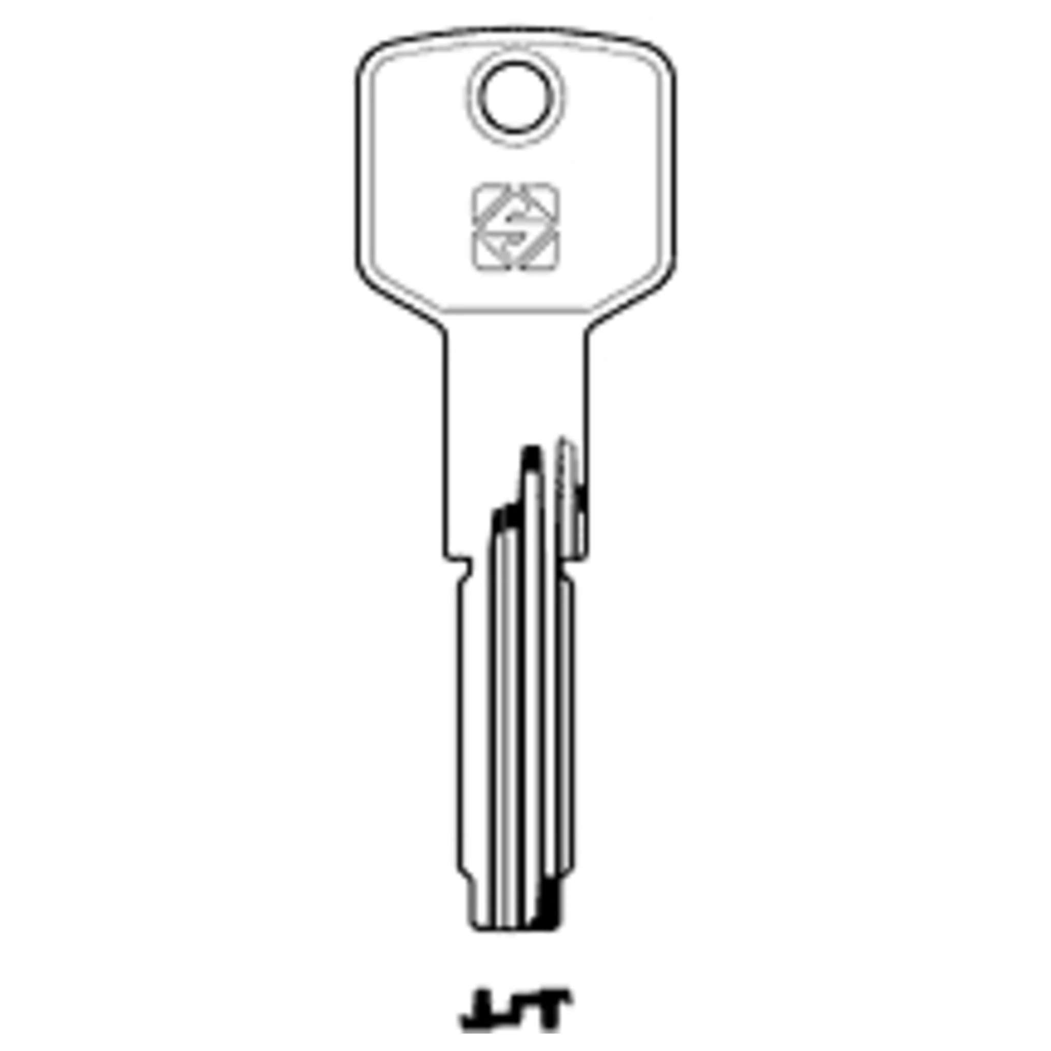 Chiavi Silca Punzonate Cs145 Olc (W77) - 5 Pz