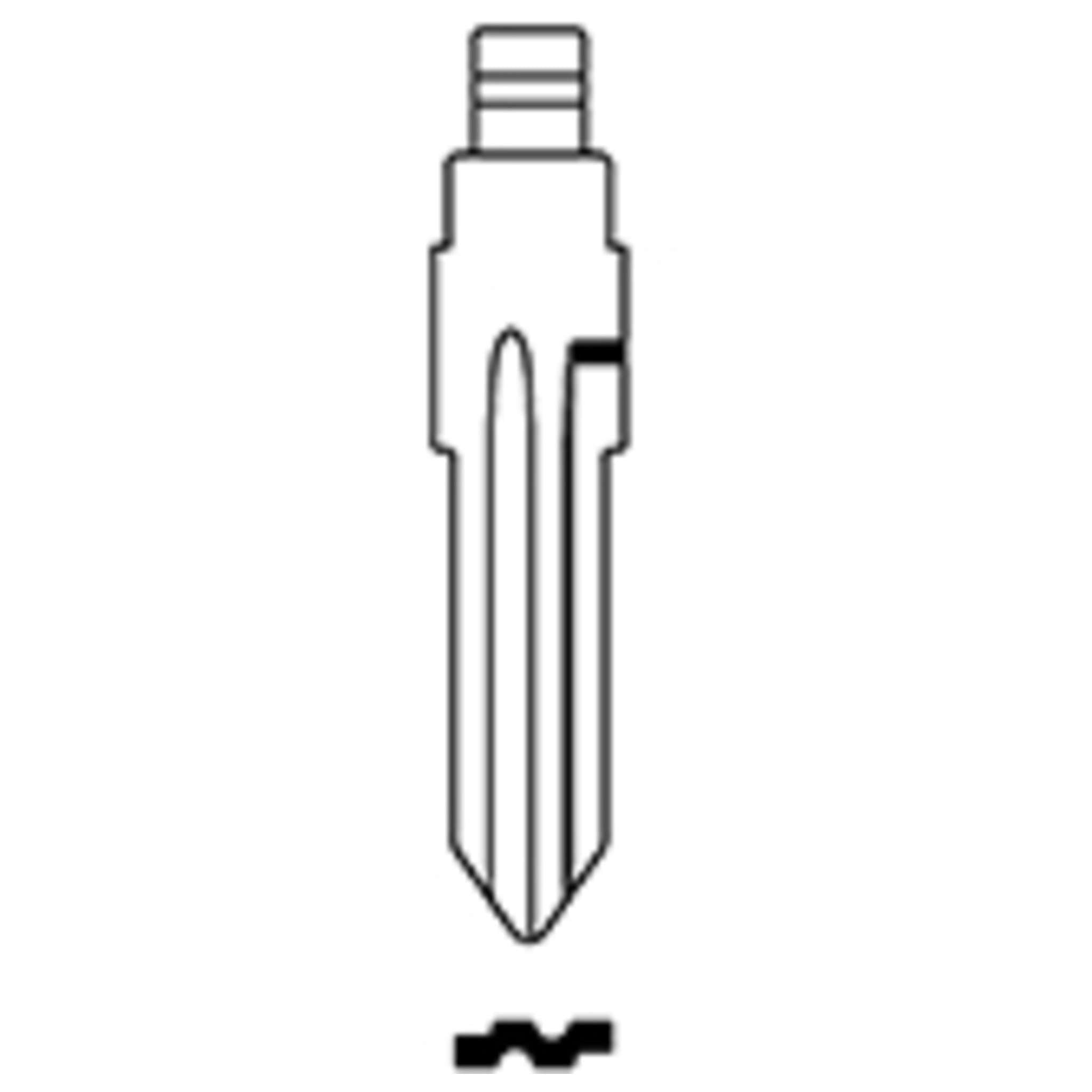 Chiavi Silca Lama Per Irfh Hu46Ch (Opel) - 2 Pz
