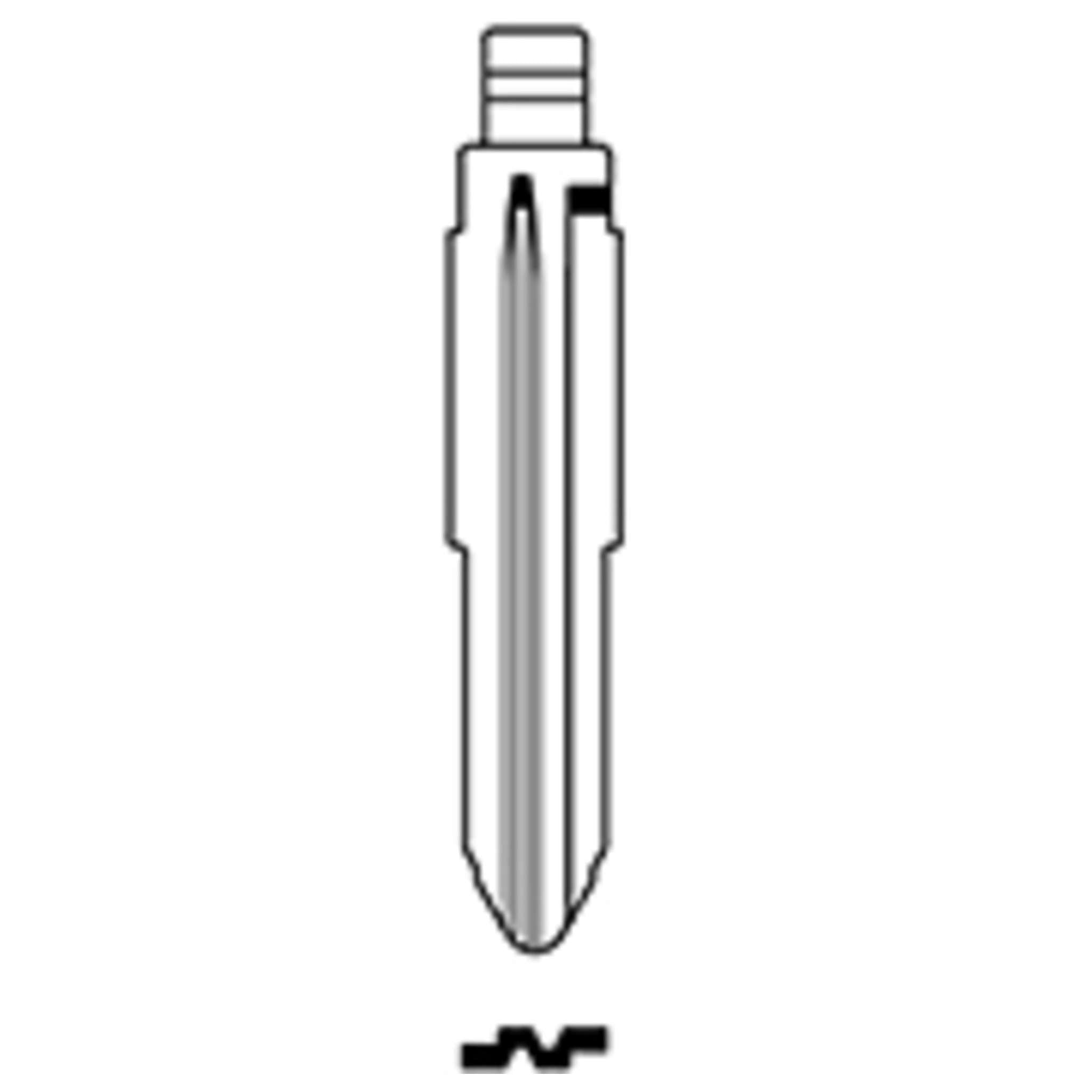 Chiavi Silca Lama Per Irfh Mit8Ch (Mitsubishi) - 2 Pz