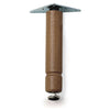 Piedino Regolabile Con Piastra Col. Noce Cm. 10 - 20 Pz