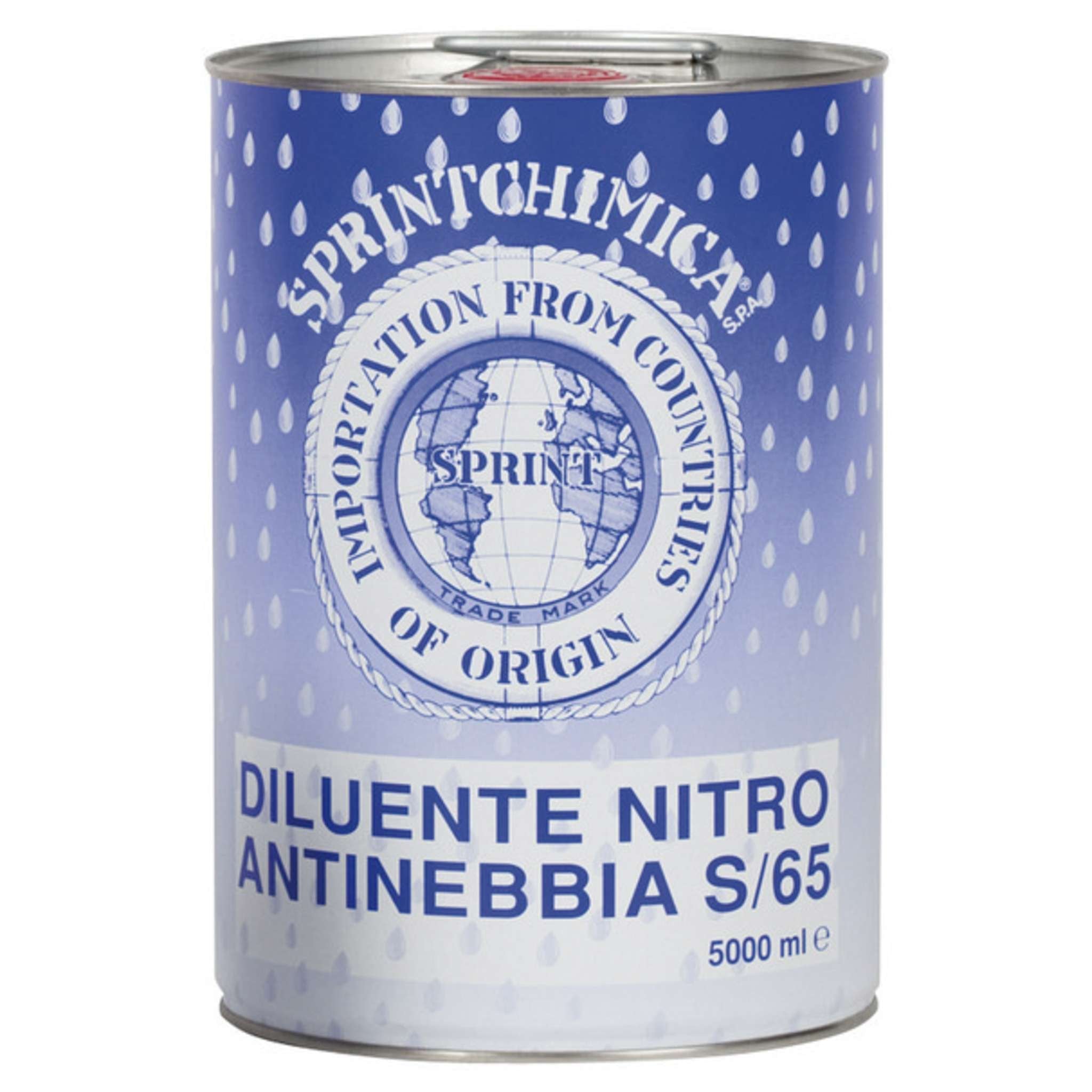 Diluente Nitro Antinebbia S/65 Lt. 5 - 4 Pz