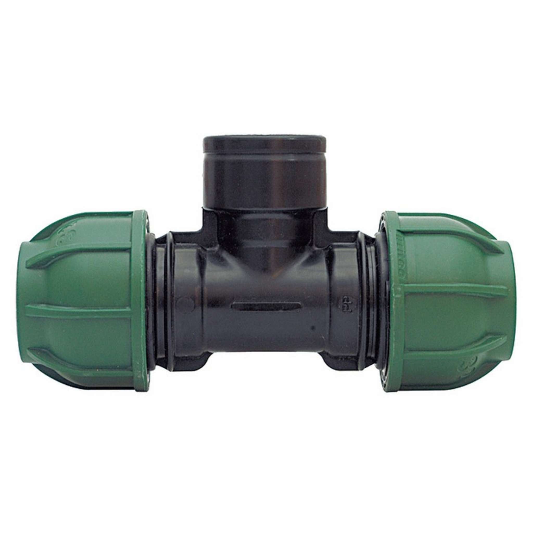Raccordo A Compressione Pn10 Tee 90° Femmina Mis. 16X1/2X16 - 20 Pz