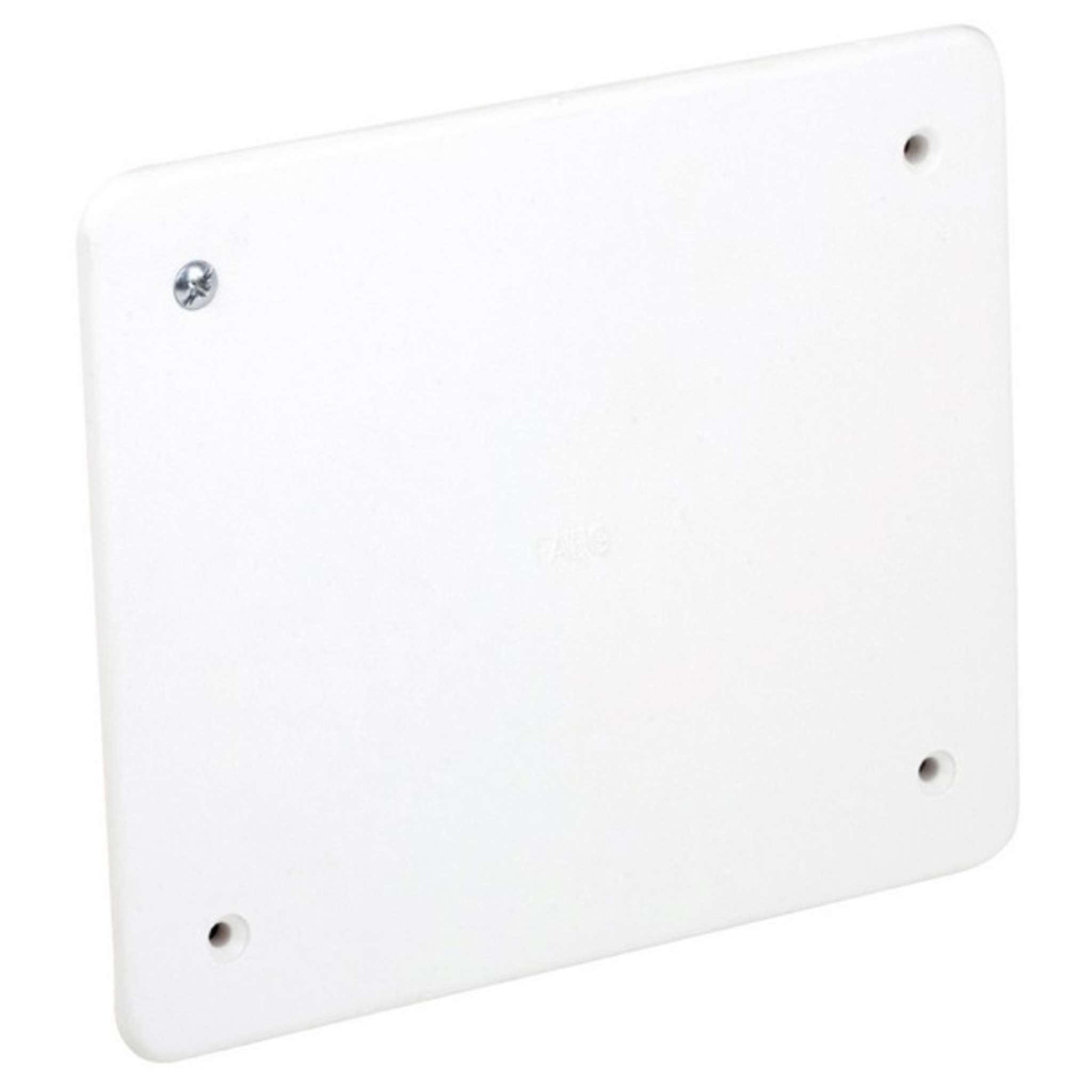 Coperchio Per Scatola Di Derivazione Da Incasso Con Viti Mm.119X96 - 10 Pz