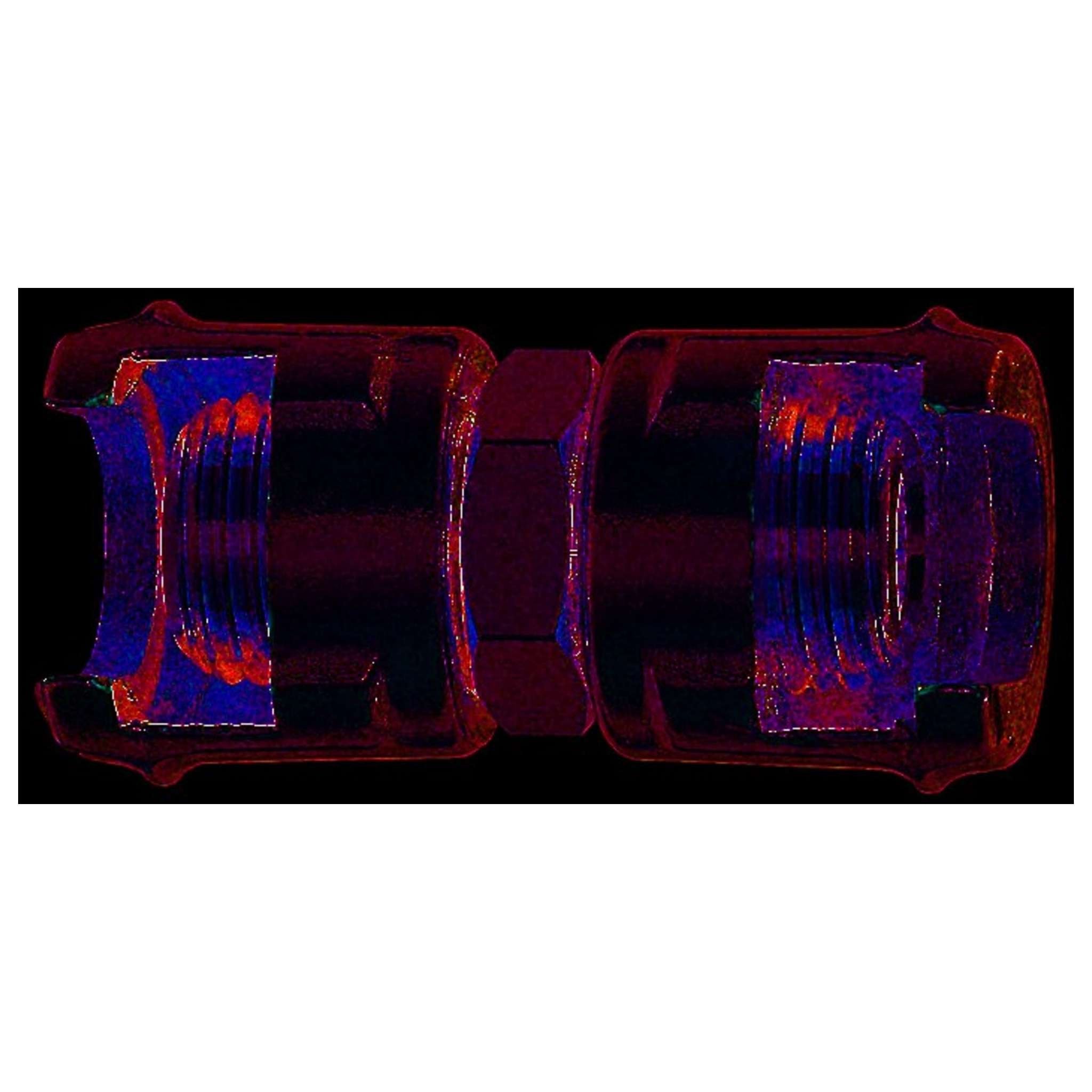 Raccordo Di Giunzione Per Compressori 2 Dadi Fresati - 10 Pz