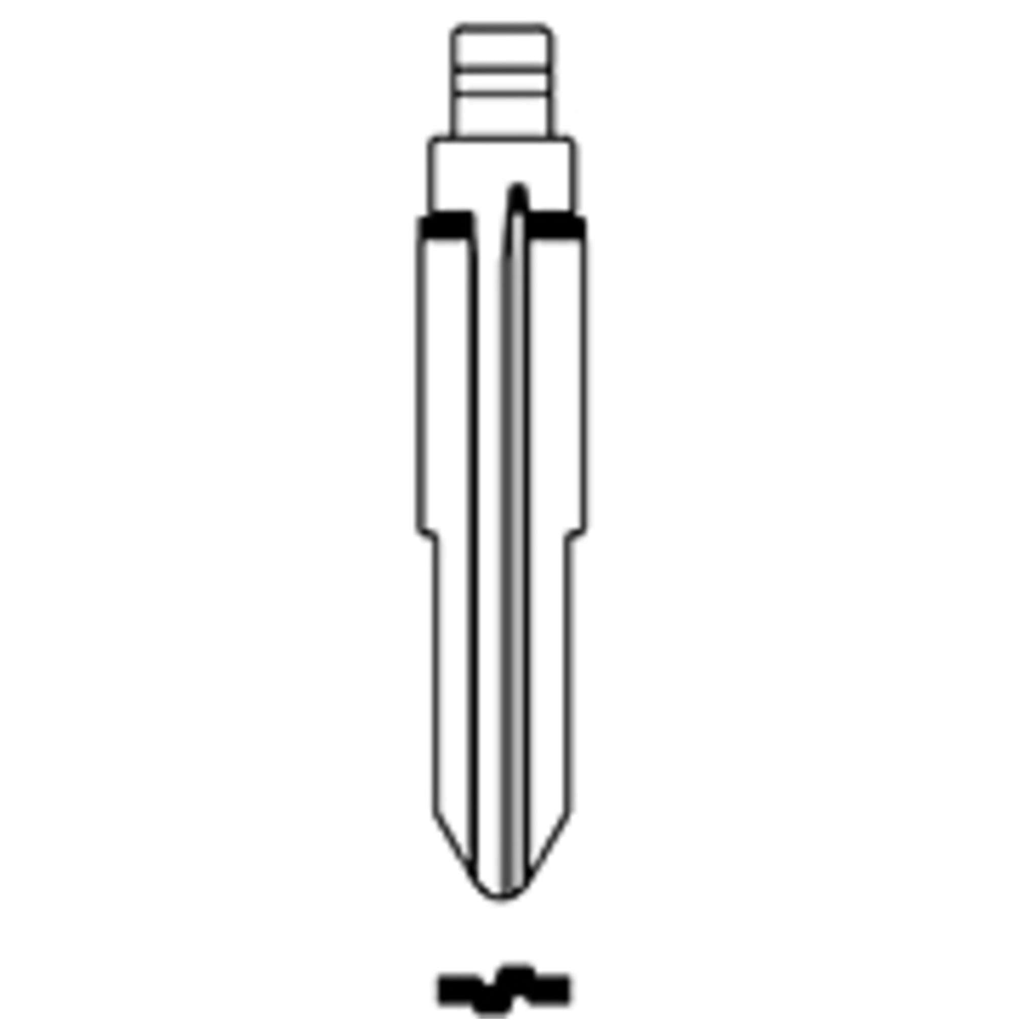 Chiavi Silca Lama Per Irfh Ssy3Ch (Ssangyong) - 2 Pz