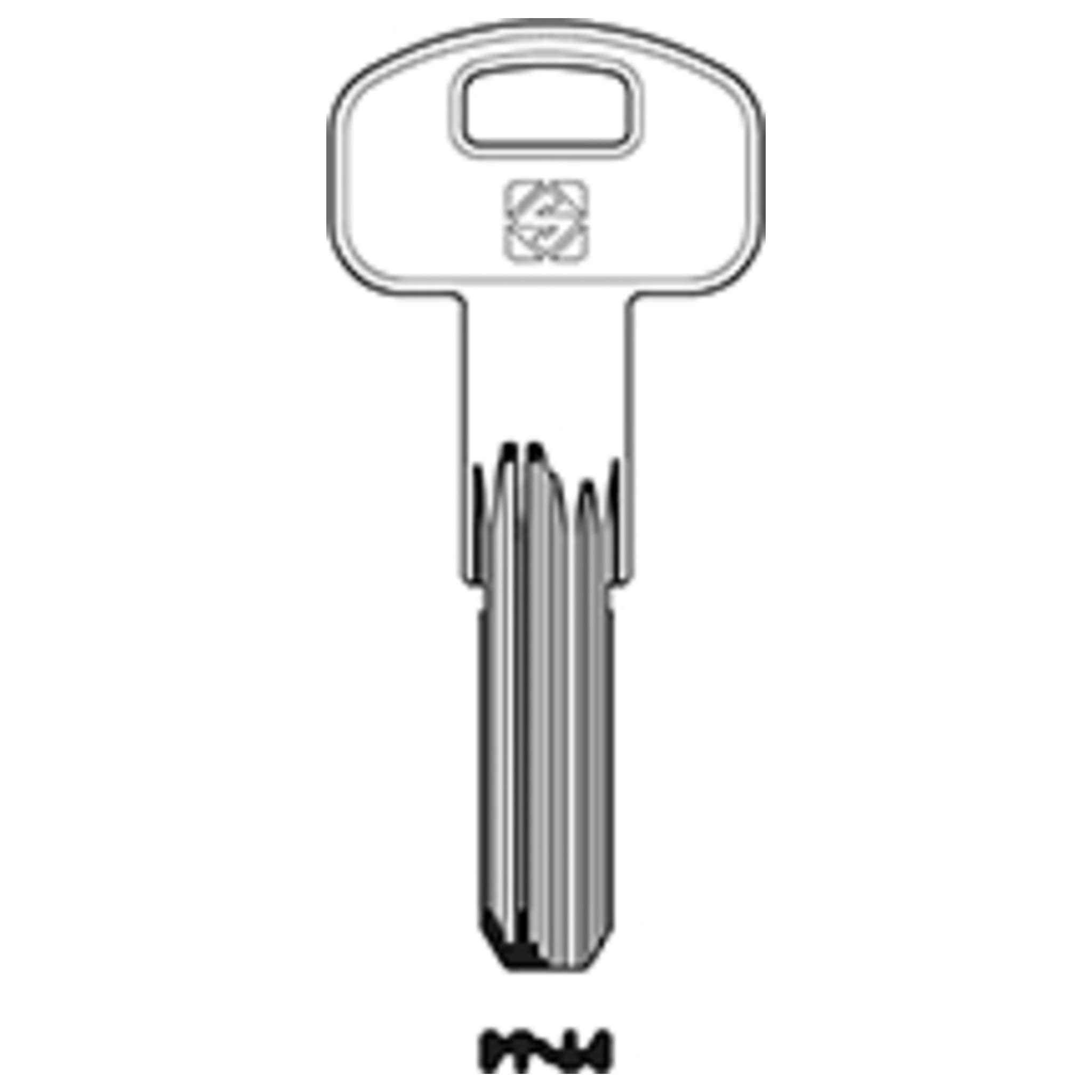 Chiavi Silca Punzonate Scm5R Olc (Evok1) - 5 Pz