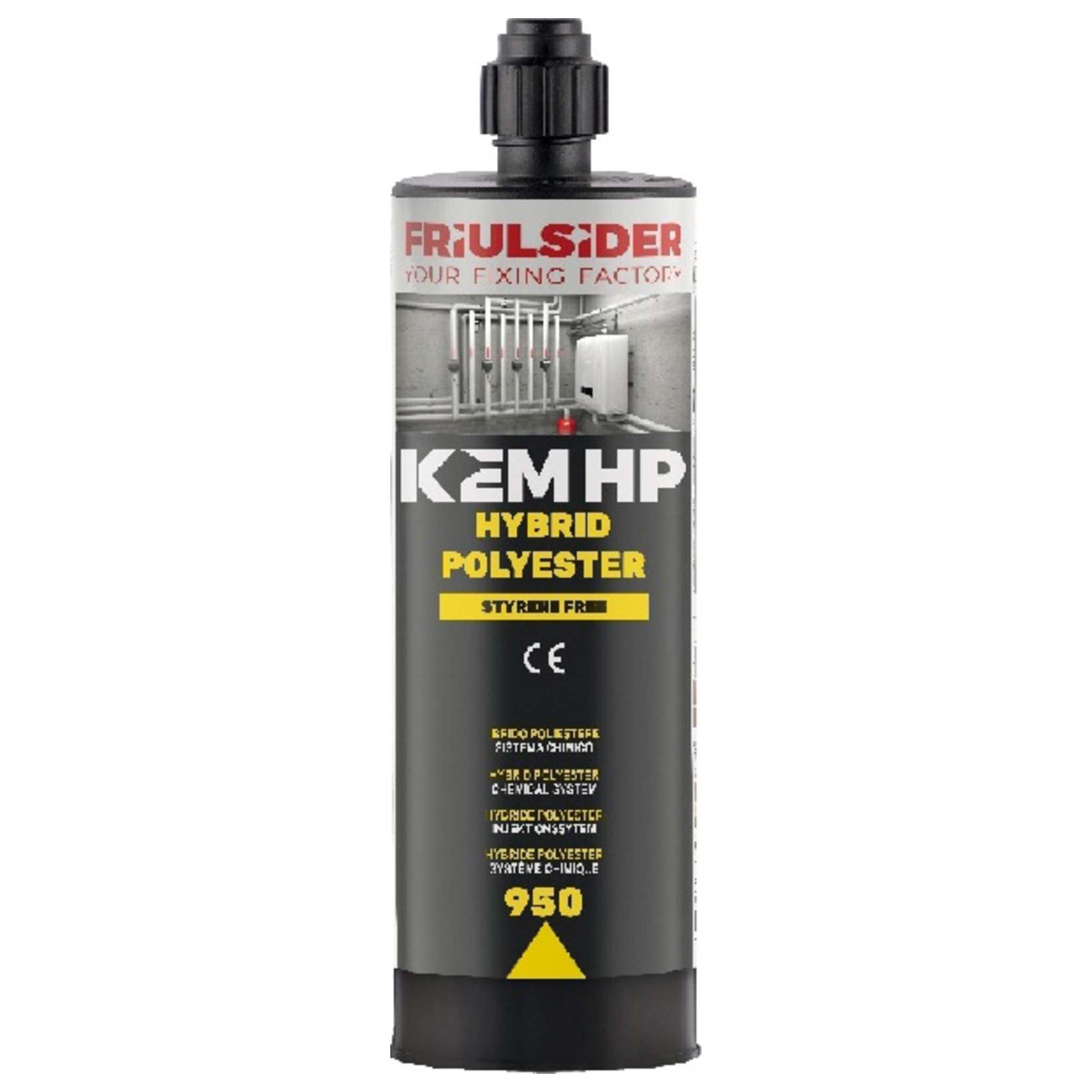 Friulsider Ancorante Chimico Kem Hp 400 Ml - 12 Pz