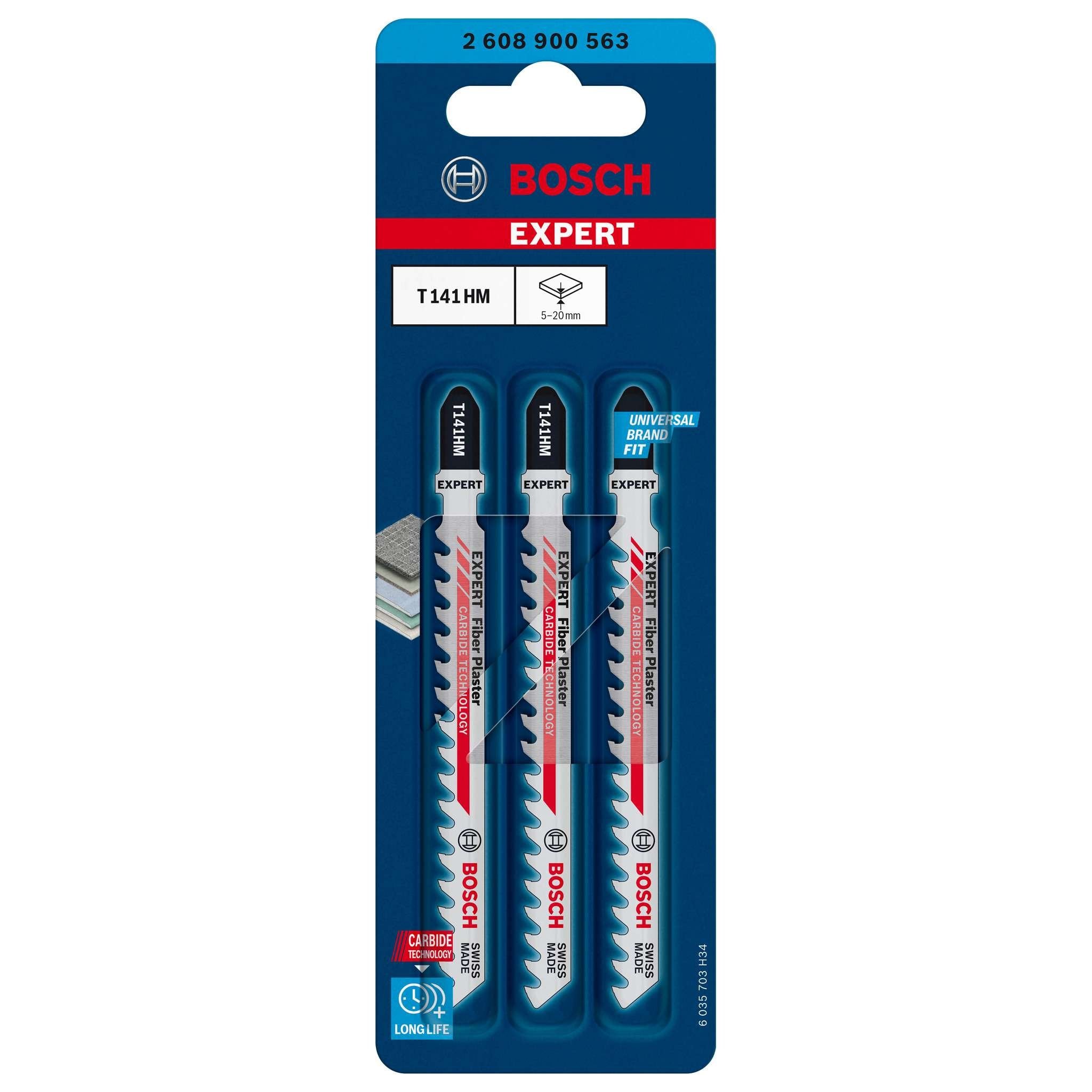 Bosch-A 3 Lame T 141 Hm Per Seghetto Alternativo