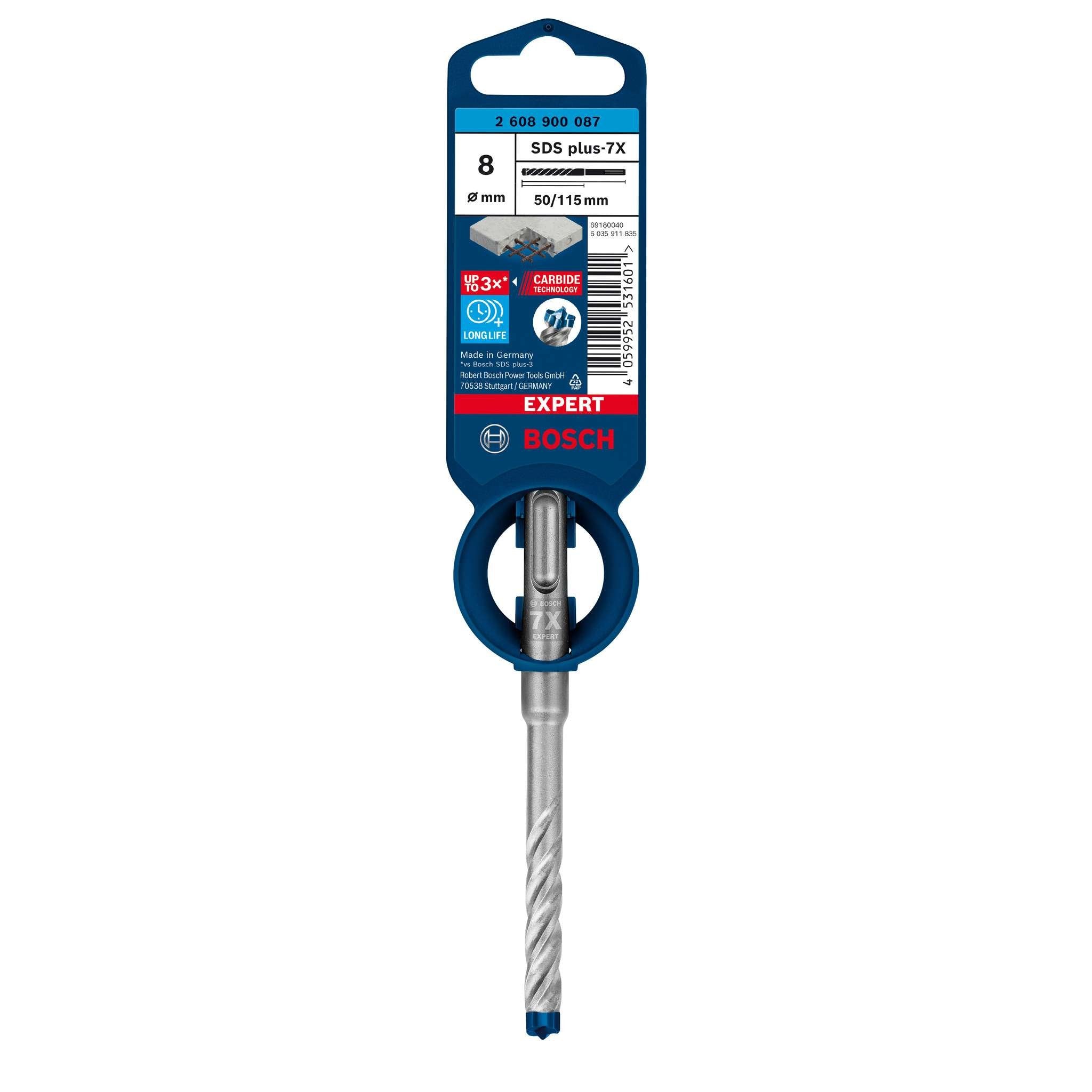 Bosch-A Punta Sds Plus-7X Expert 8X 50/115 Mm