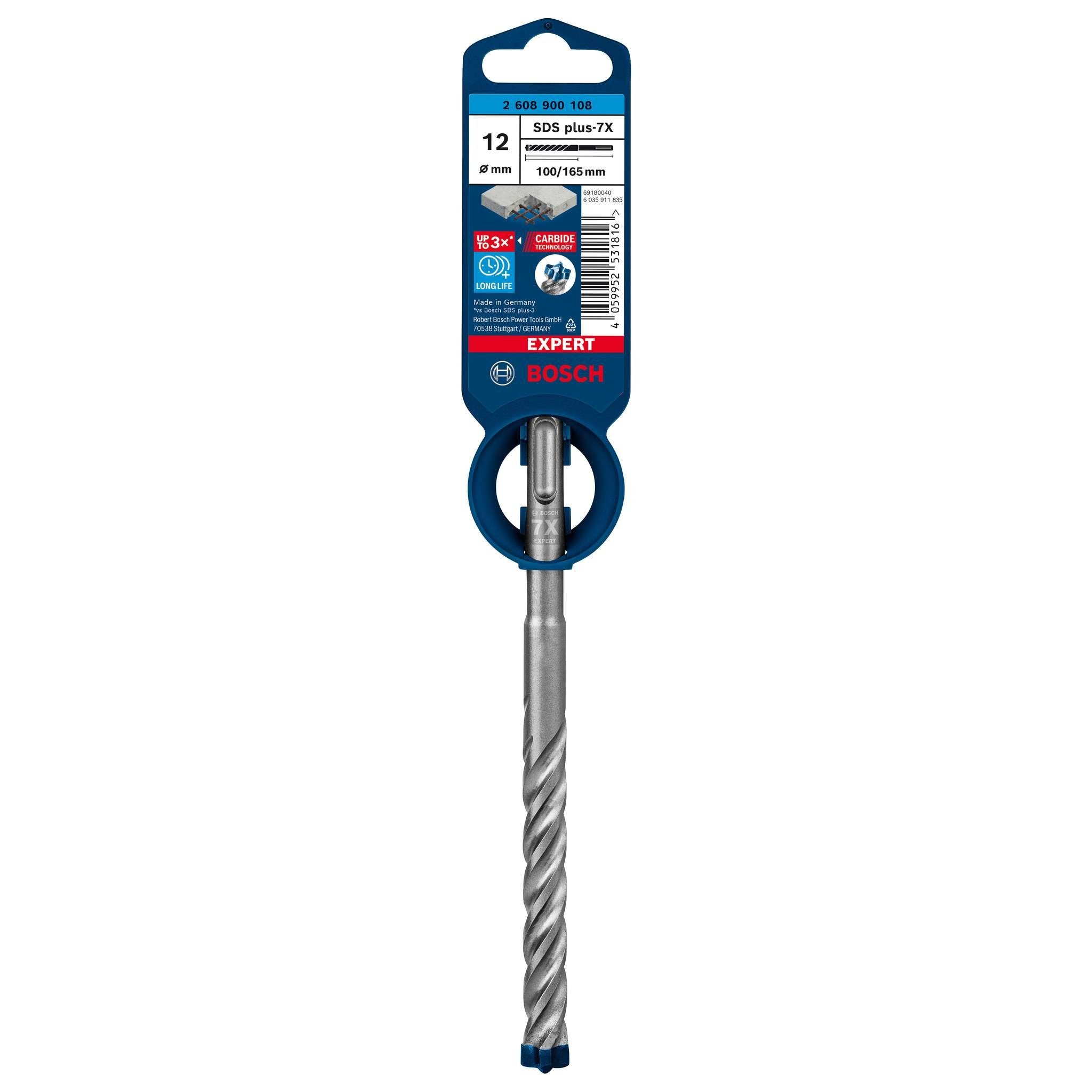 Bosch-A Punta Sds Plus-7X Expert 12X100/165 Mm