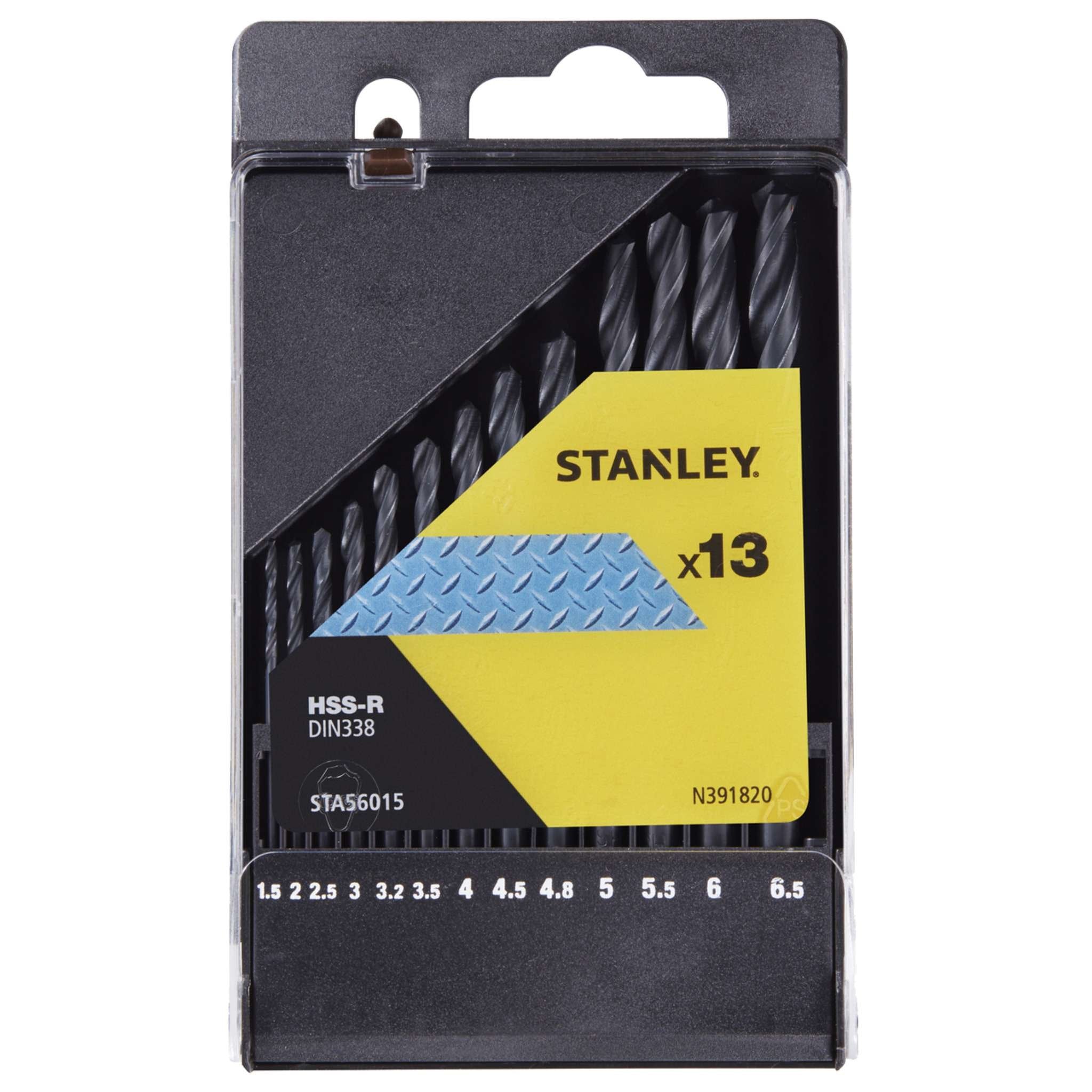 Piranha Stanley Sta56015 (X56015) Cassetta 13 Punte Hss