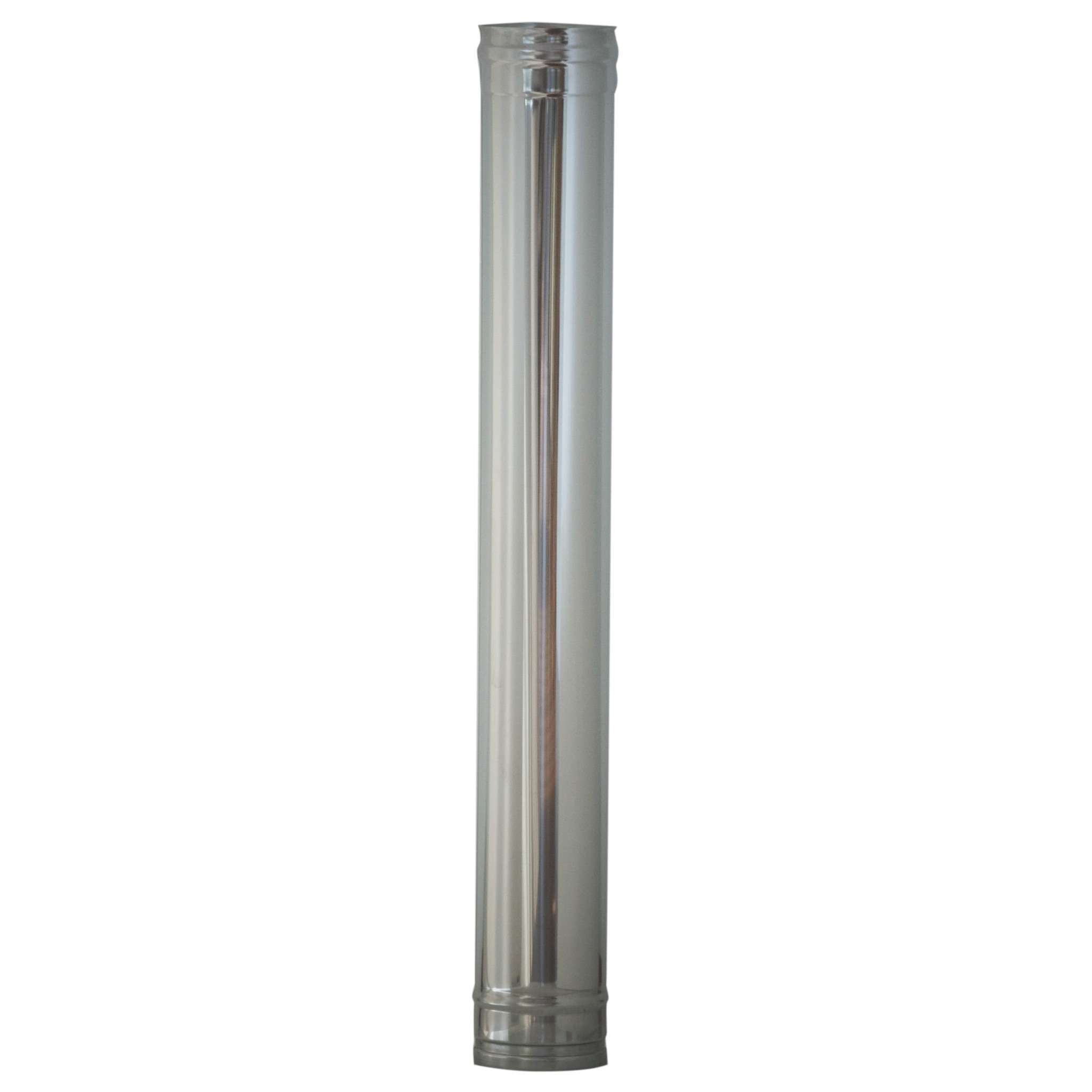 Tubo Inox Aisi 304 H 100 Cm D 12 Cm - 9 Pz