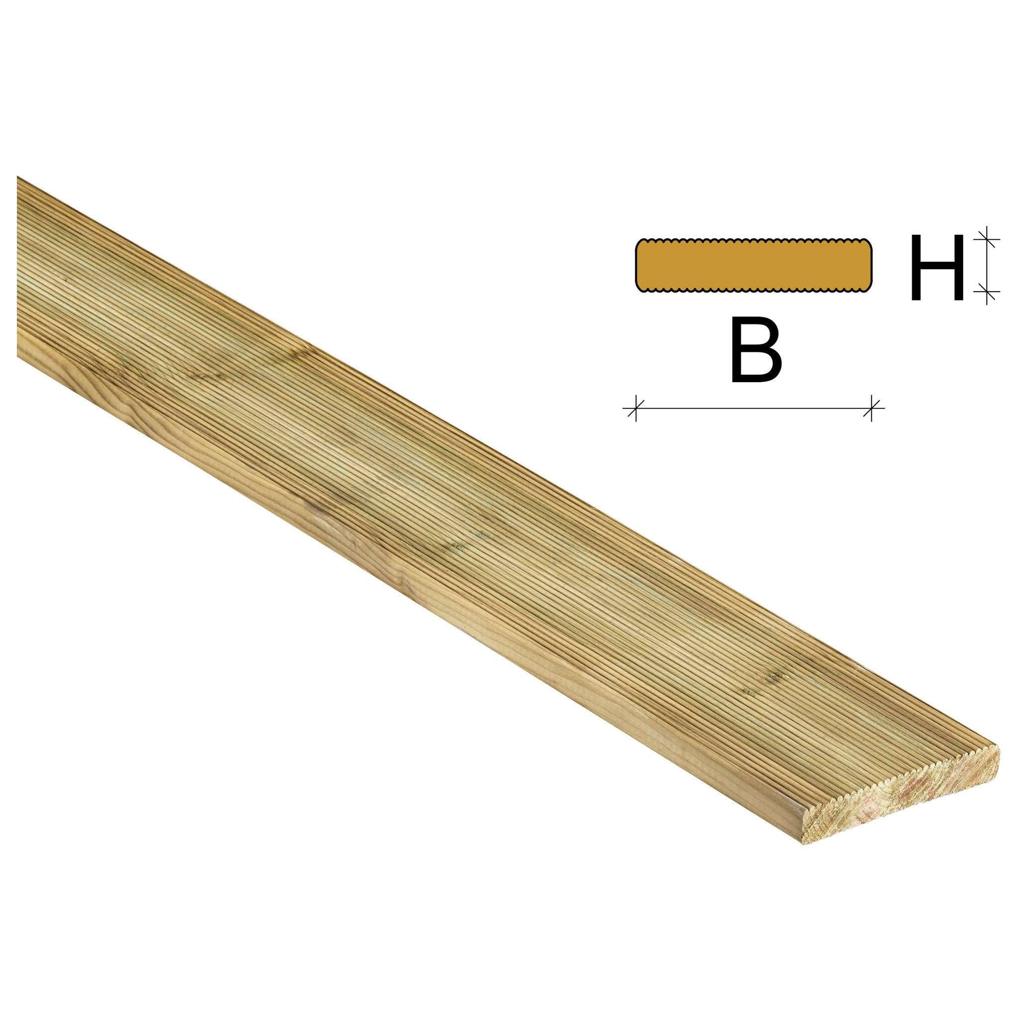 Listone Per Pav. Pino Impr. Mm 28X120X2400