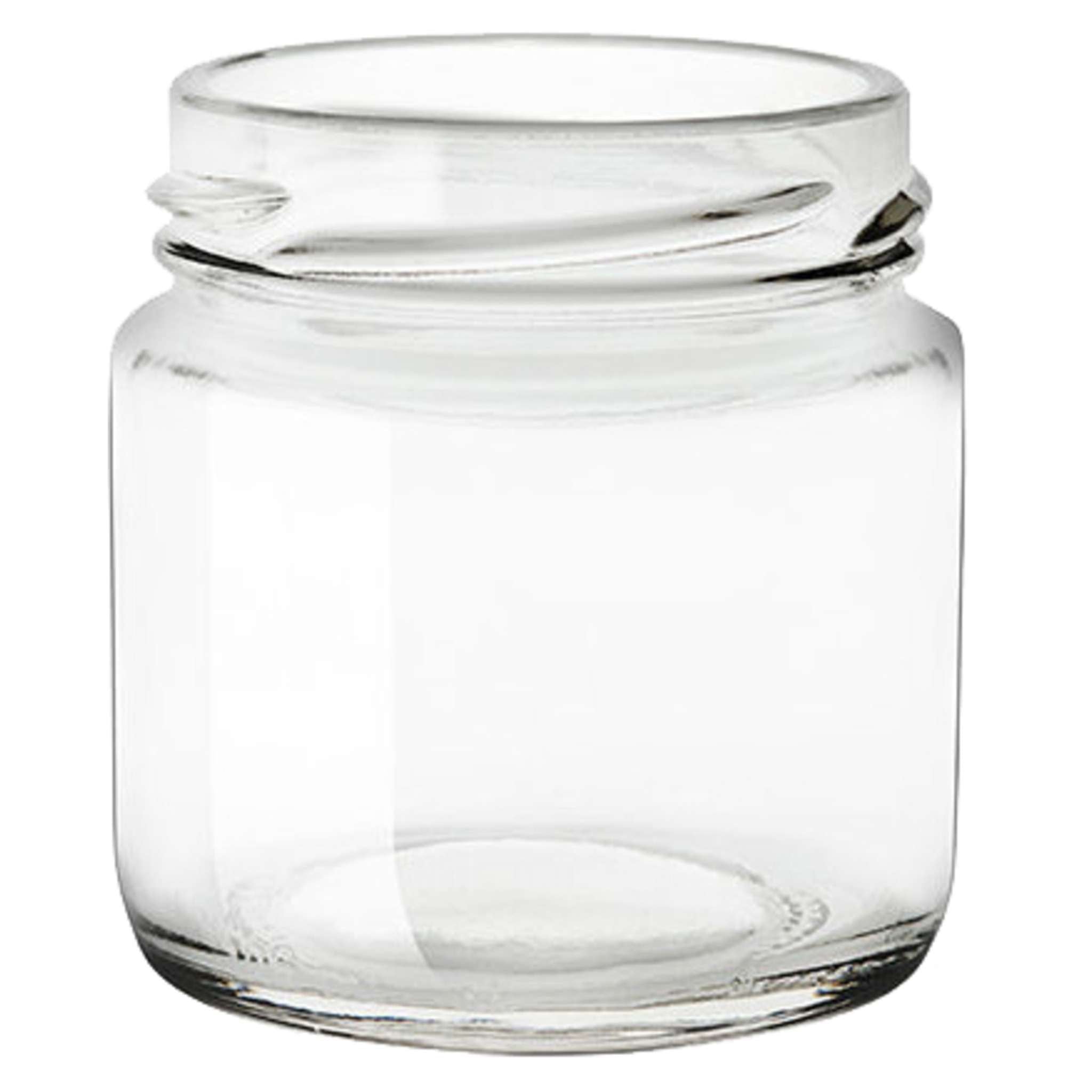 Barattolo In Vetro Senza Tappo 106 cc Bocca D53 mm - 35 Pz